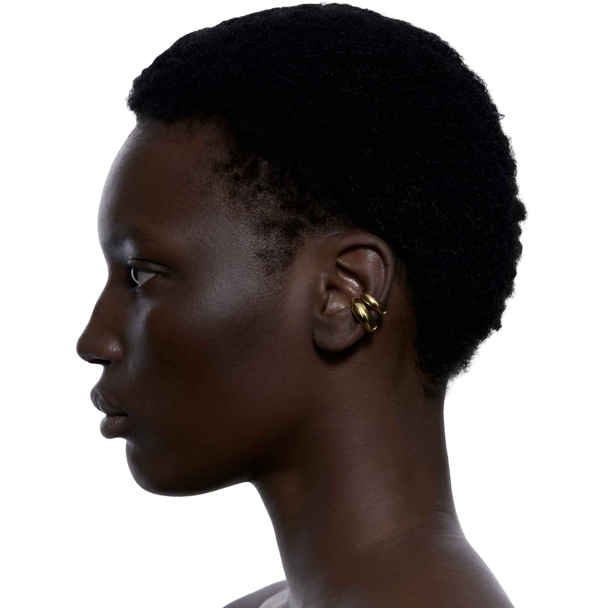 Maria Black Earcuff Omotesando Chunk, vergoldet