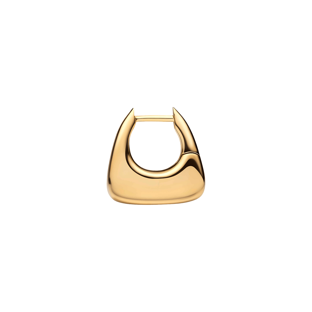 Maria Black Huggie Tote, vergoldet