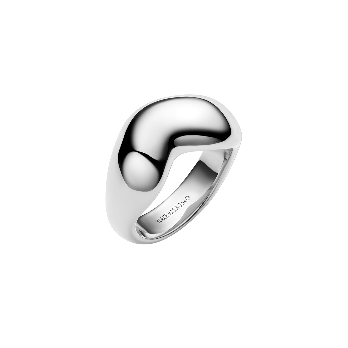 Maria Black Ring Tryvann, Silber 56, Ø innen ca. 17,8 mm