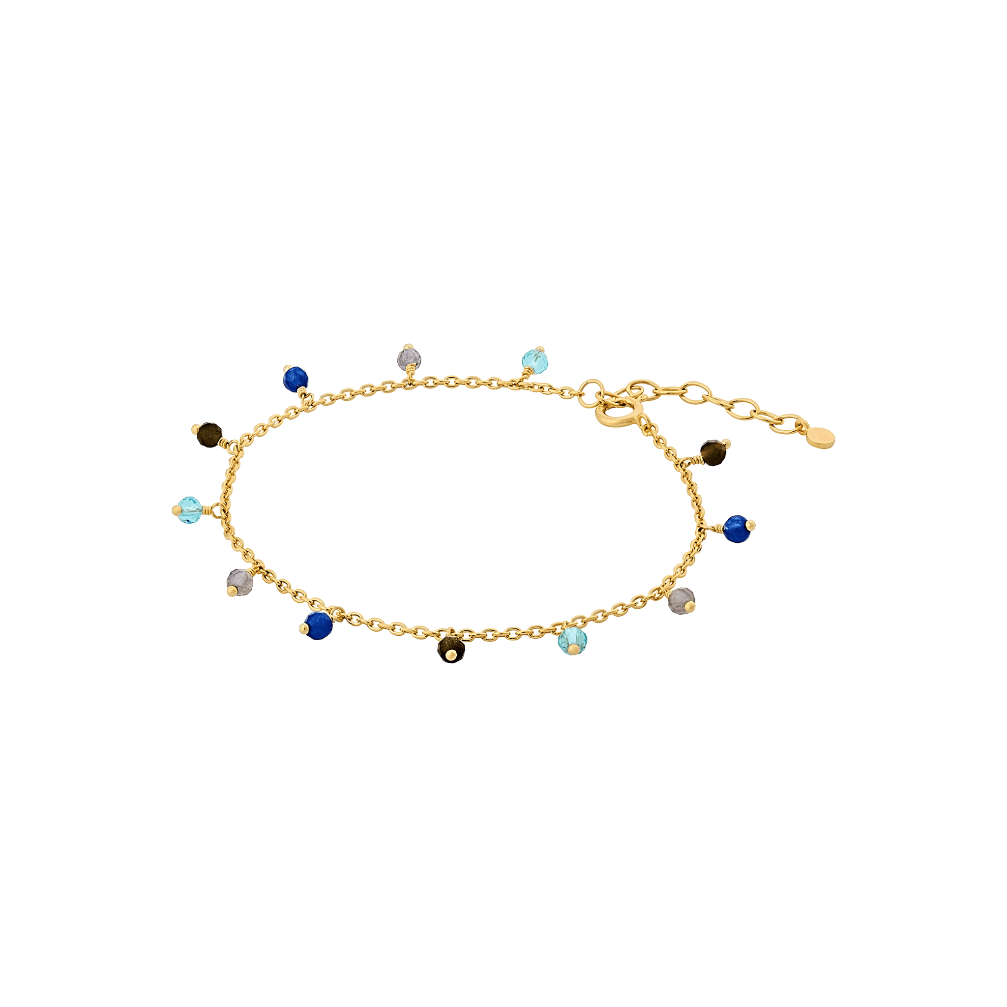 Pernille Corydon Armband Blue Hour, vergoldet