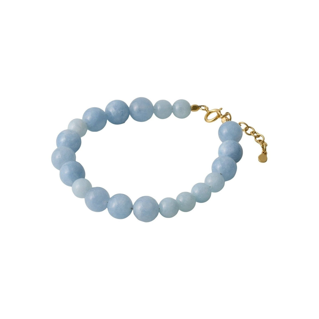 Pernille Corydon Armband Blue Sky, vergoldet