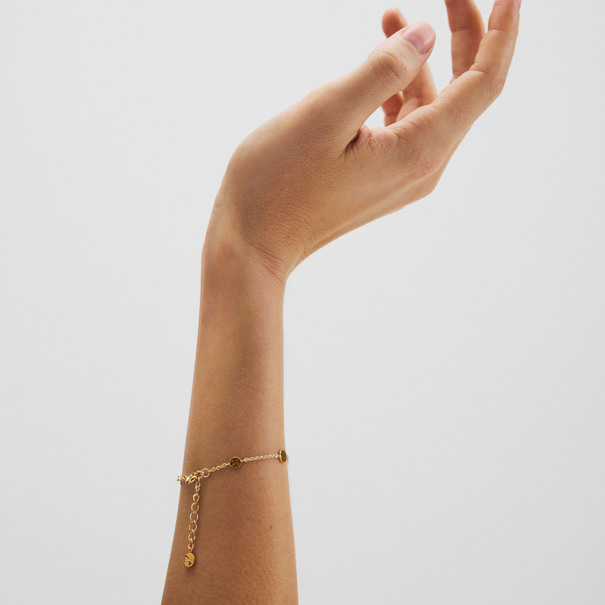 Pernille Corydon Armband Dot, vergoldet