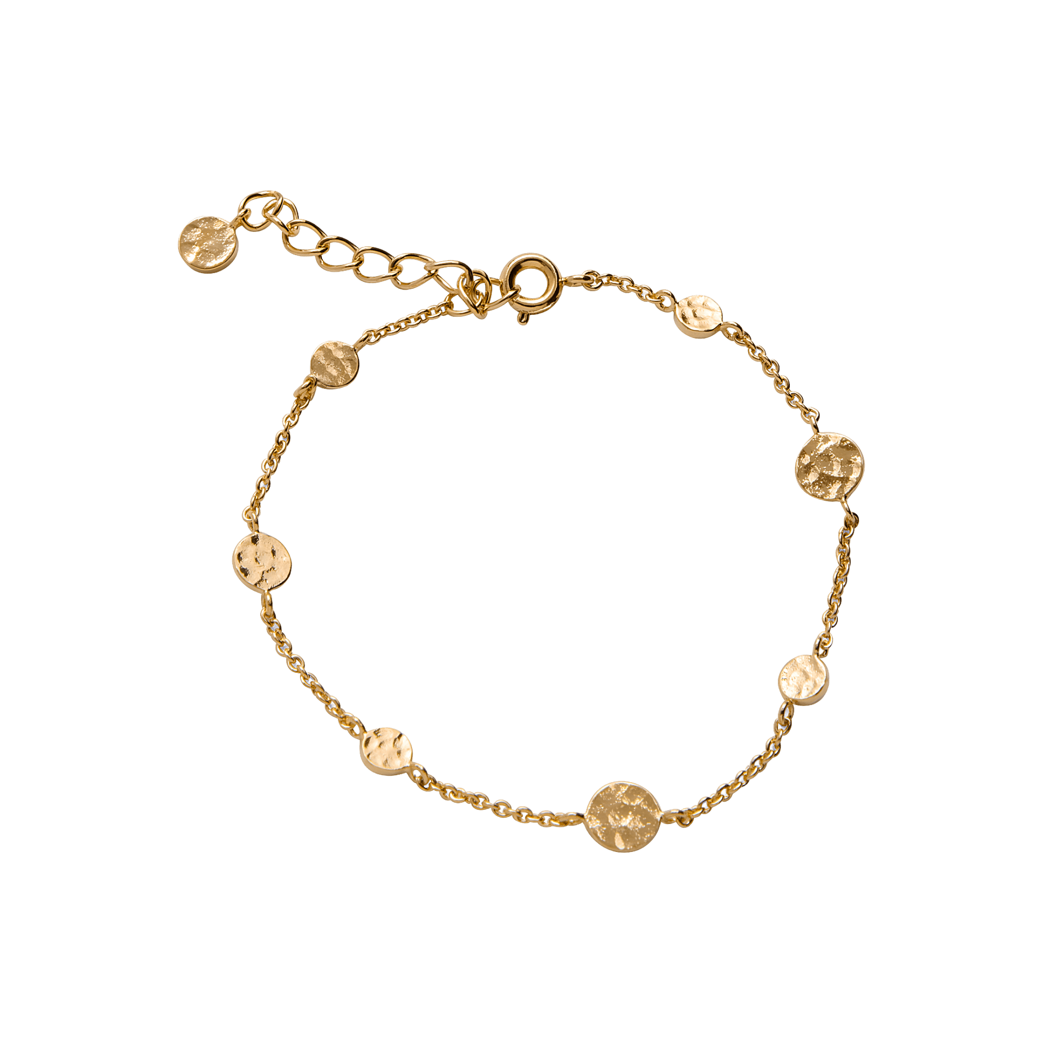 Pernille Corydon Armband Dot, vergoldet