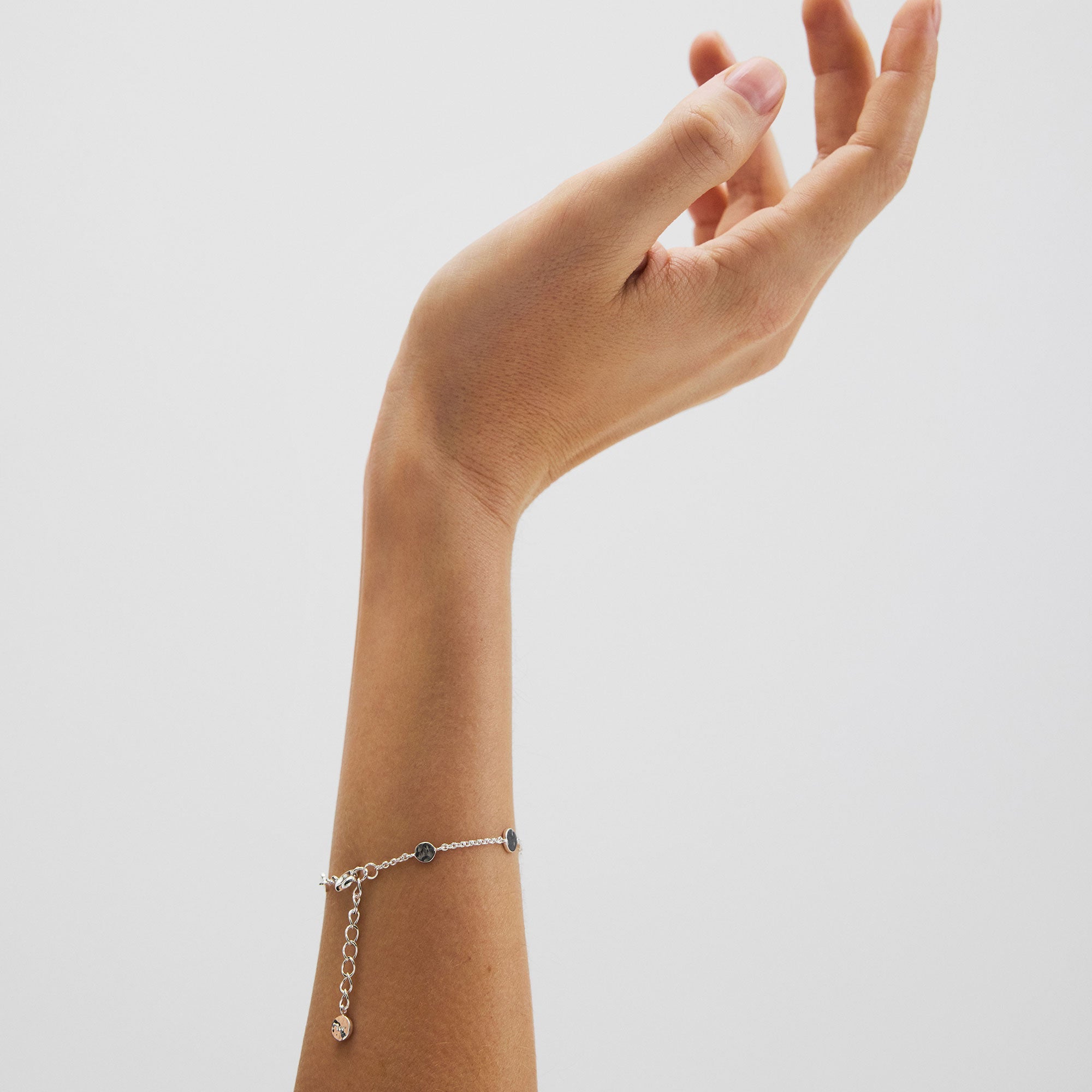 Pernille Corydon Armband Dot, versilbert