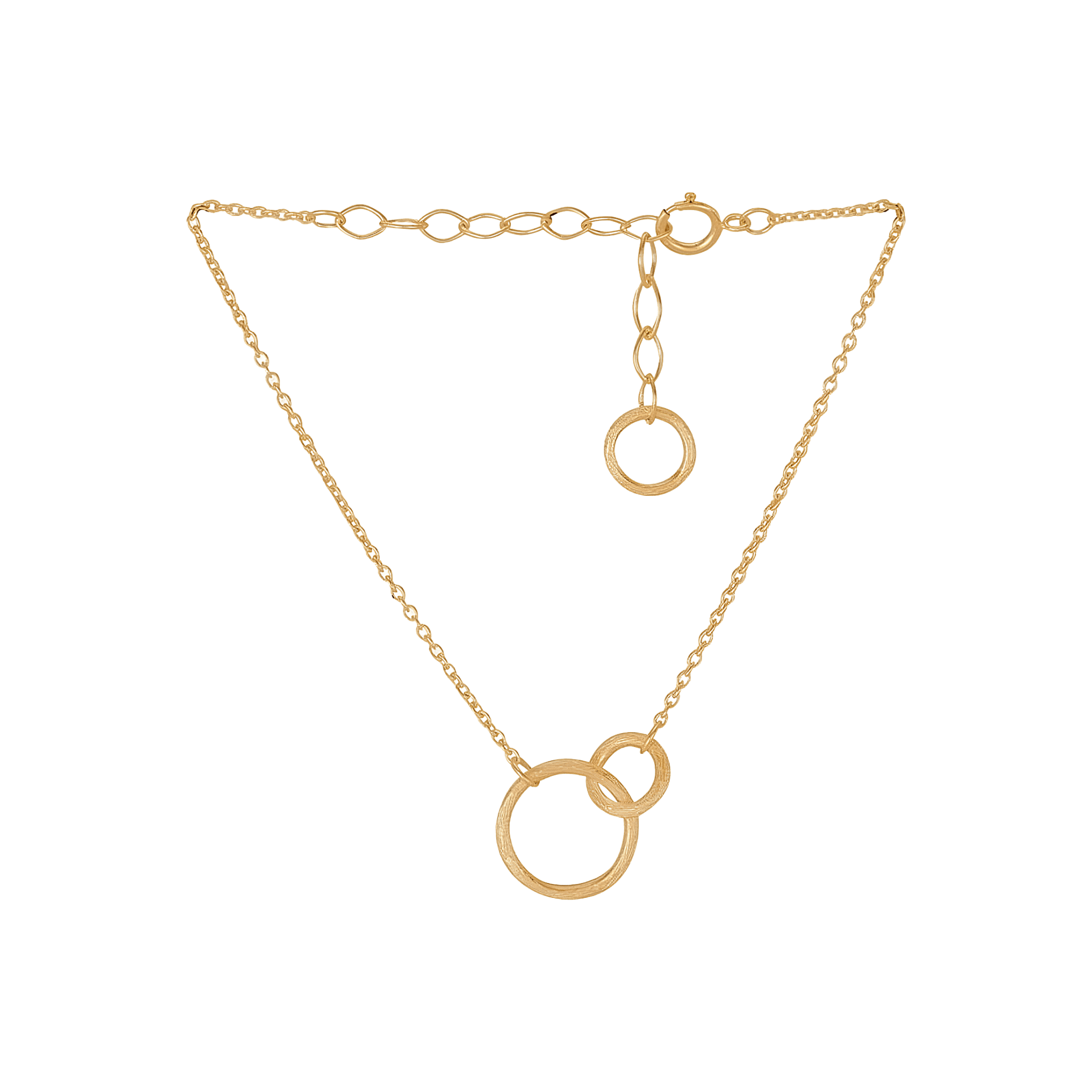 Pernille Corydon Armband Double, vergoldet