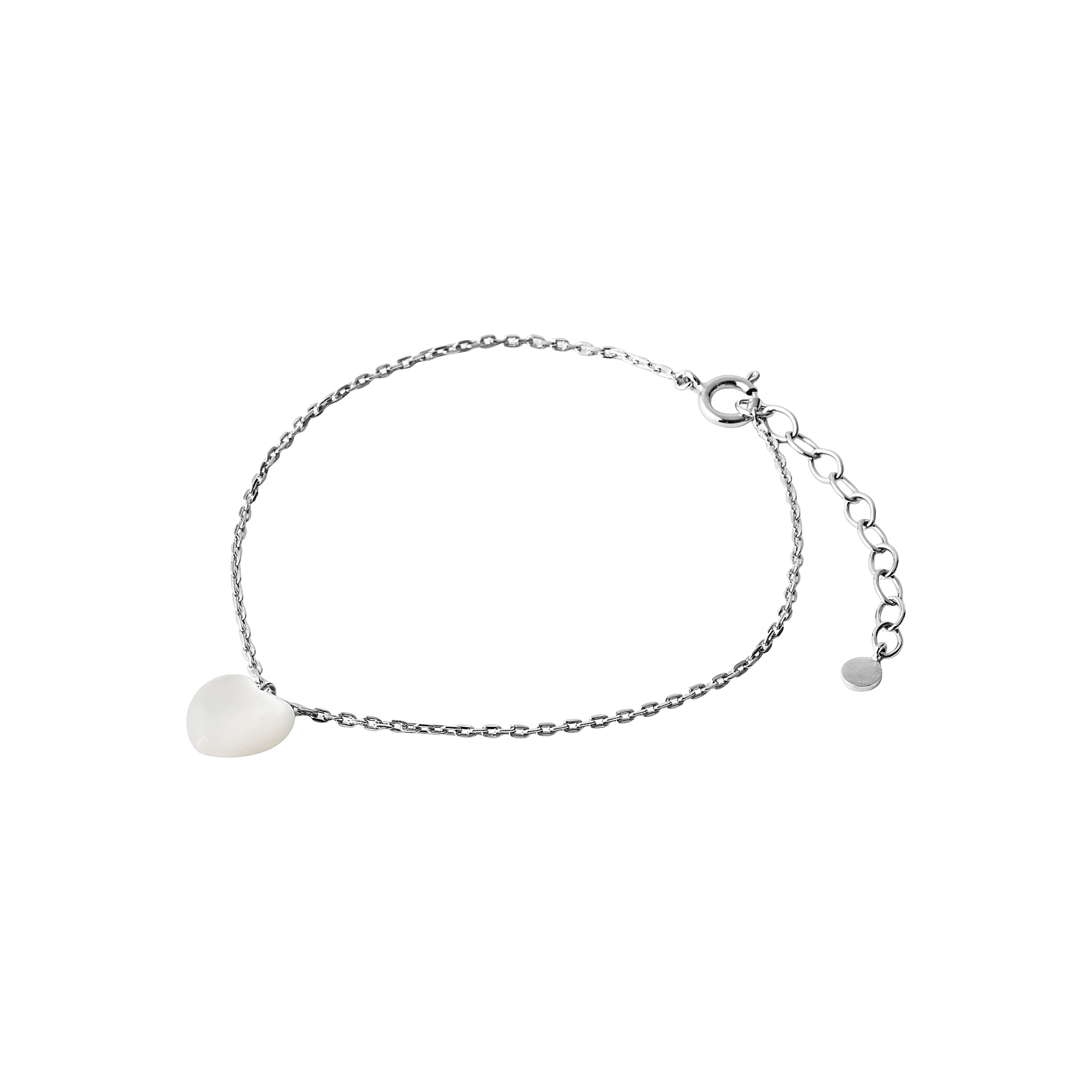 Pernille Corydon Armband Ocean Heart, Silber