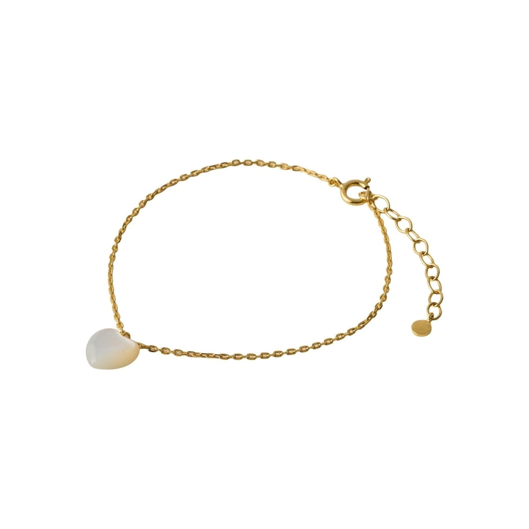 Pernille Corydon Armband Ocean Heart, vergoldet