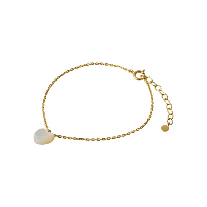 Pernille Corydon Armband Ocean Heart, vergoldet