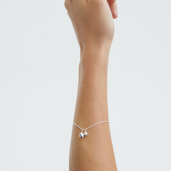 Pernille Corydon Armband Rain, Silber
