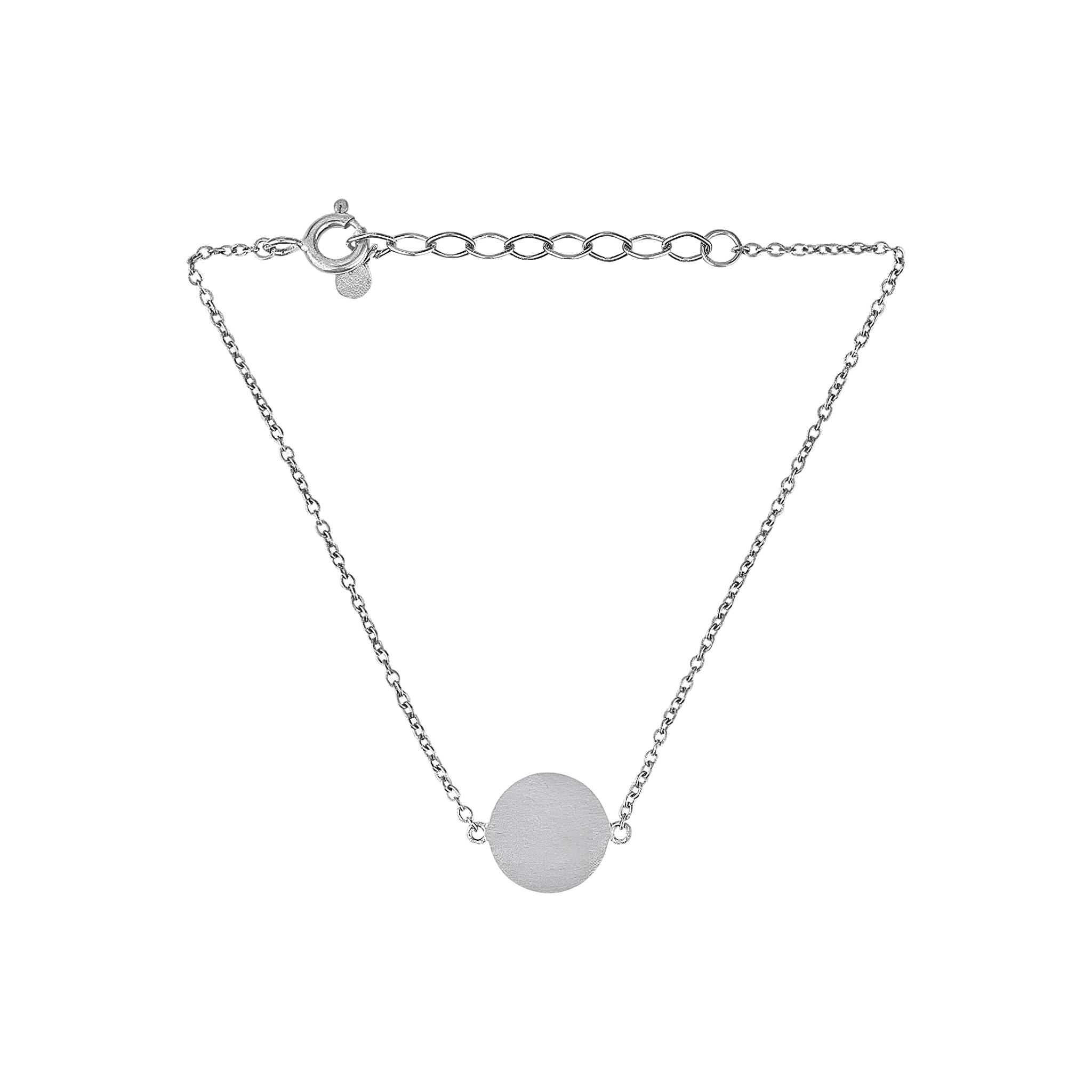 Pernille Corydon Armband Small Coin, Silber