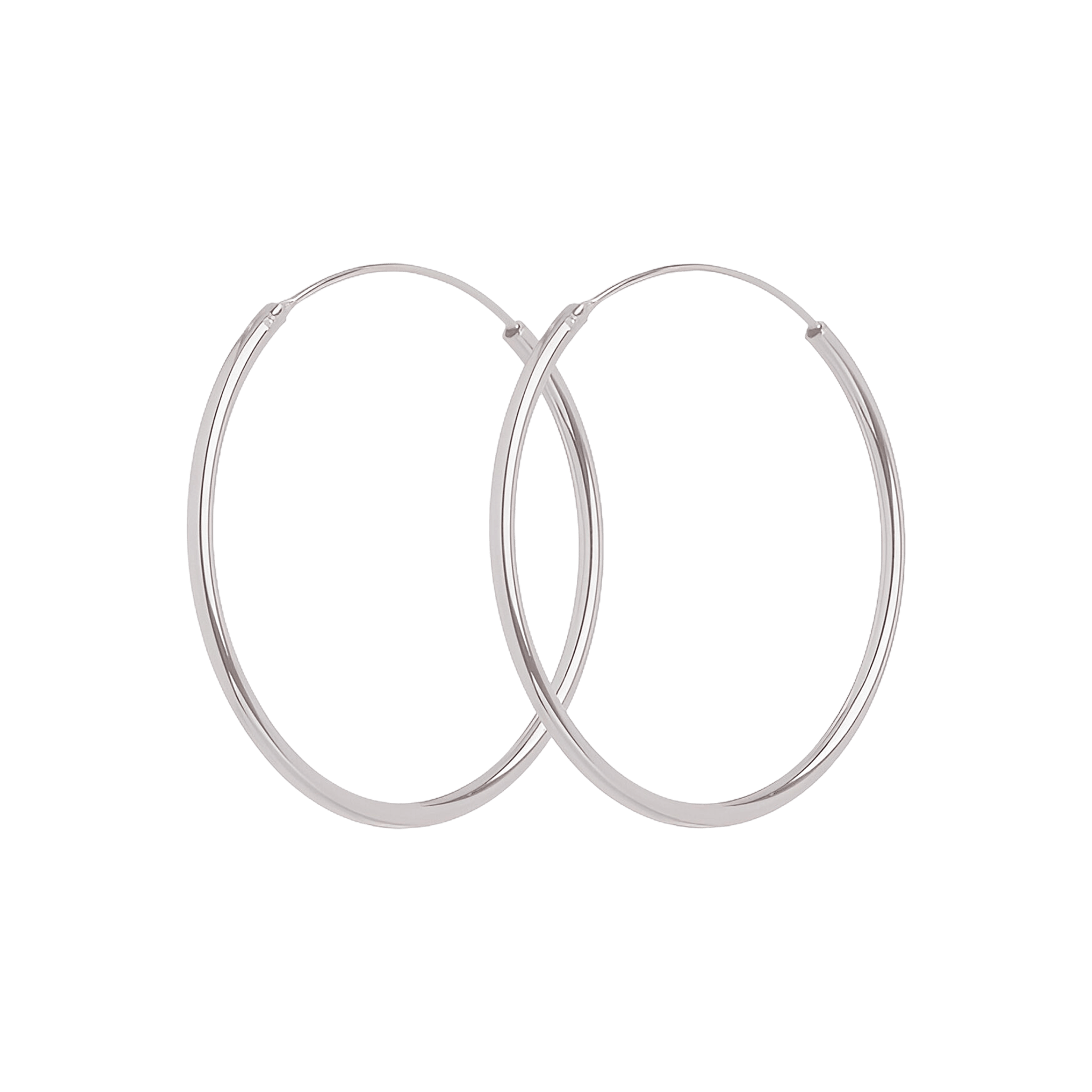Pernille Corydon Creolen Mini Plain Hoops, Silber
