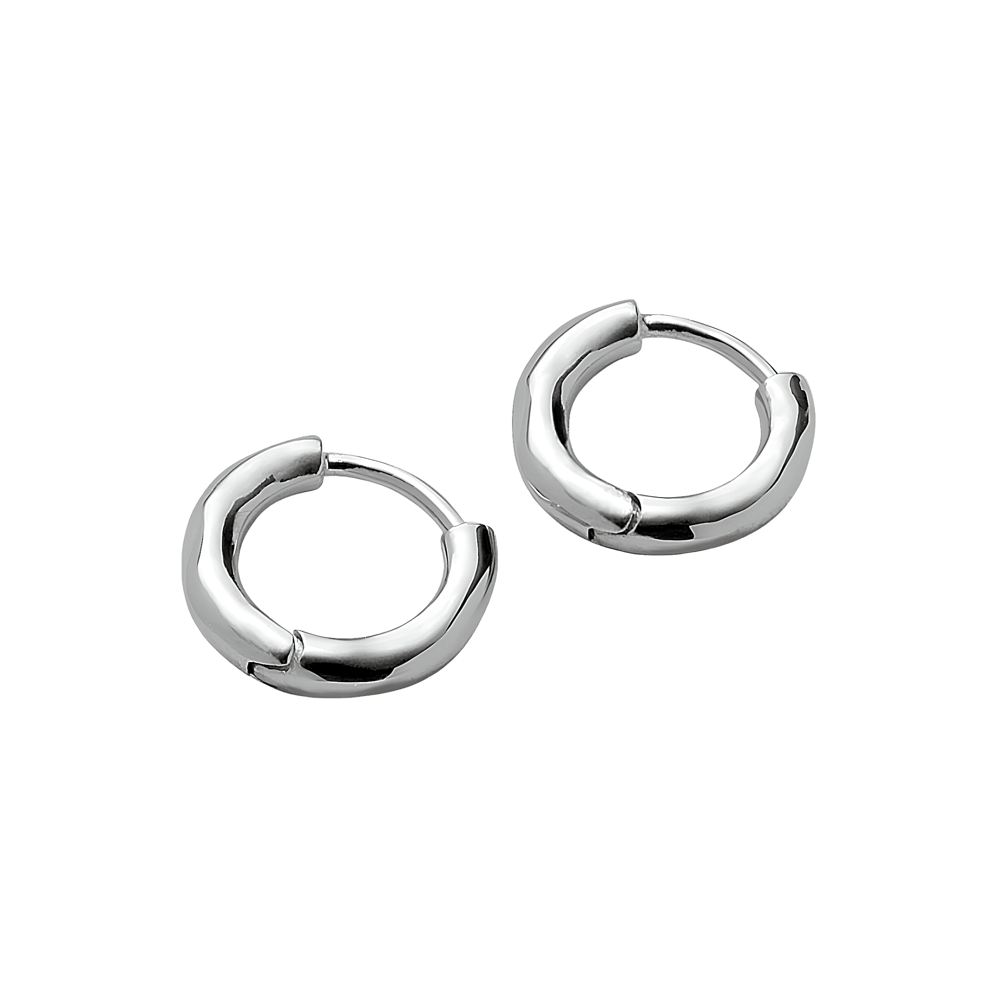 Pernille Corydon Creolen Mini Spirit Huggies, versilbert