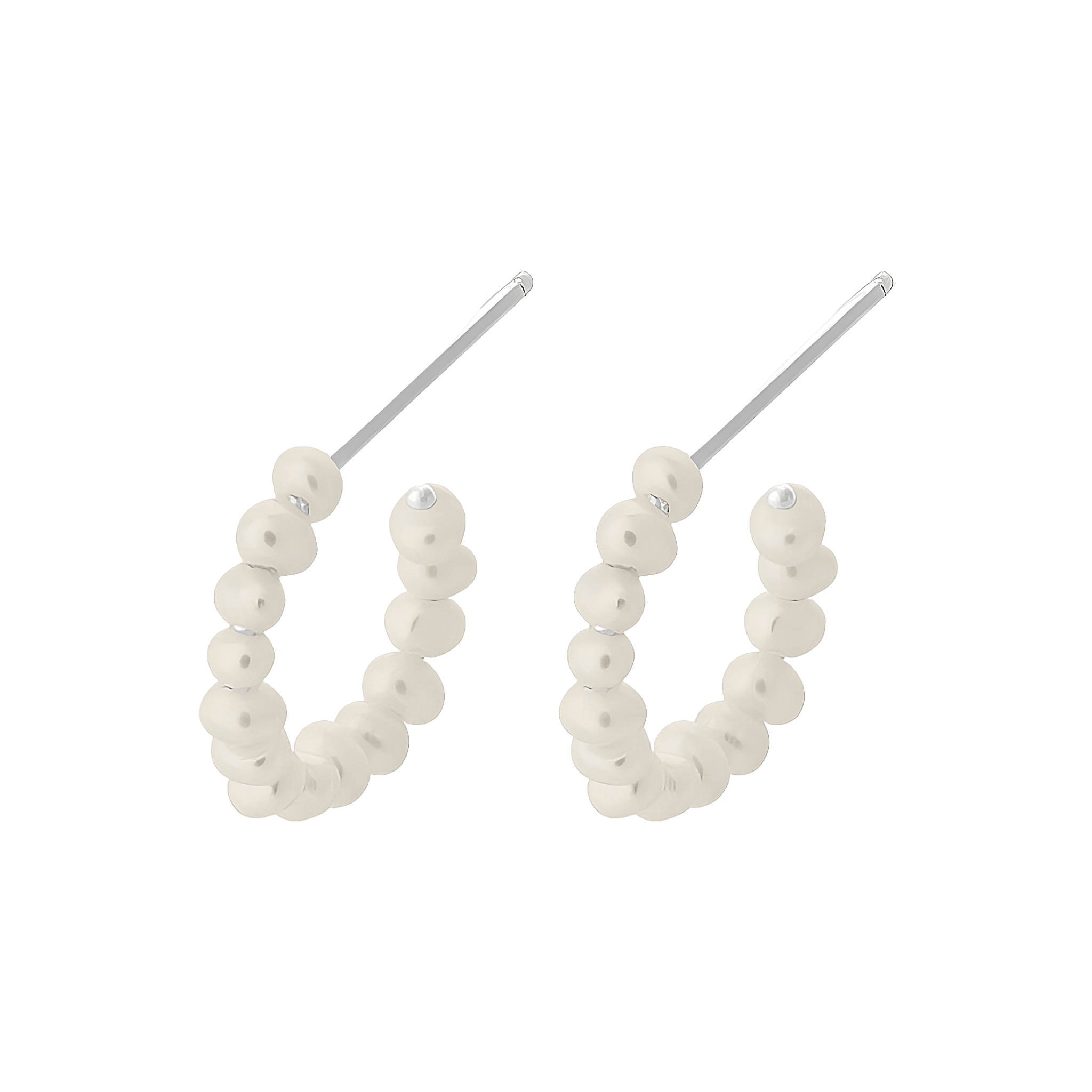 Pernille Corydon Creolen Ocean Treasure Hoops, Silber