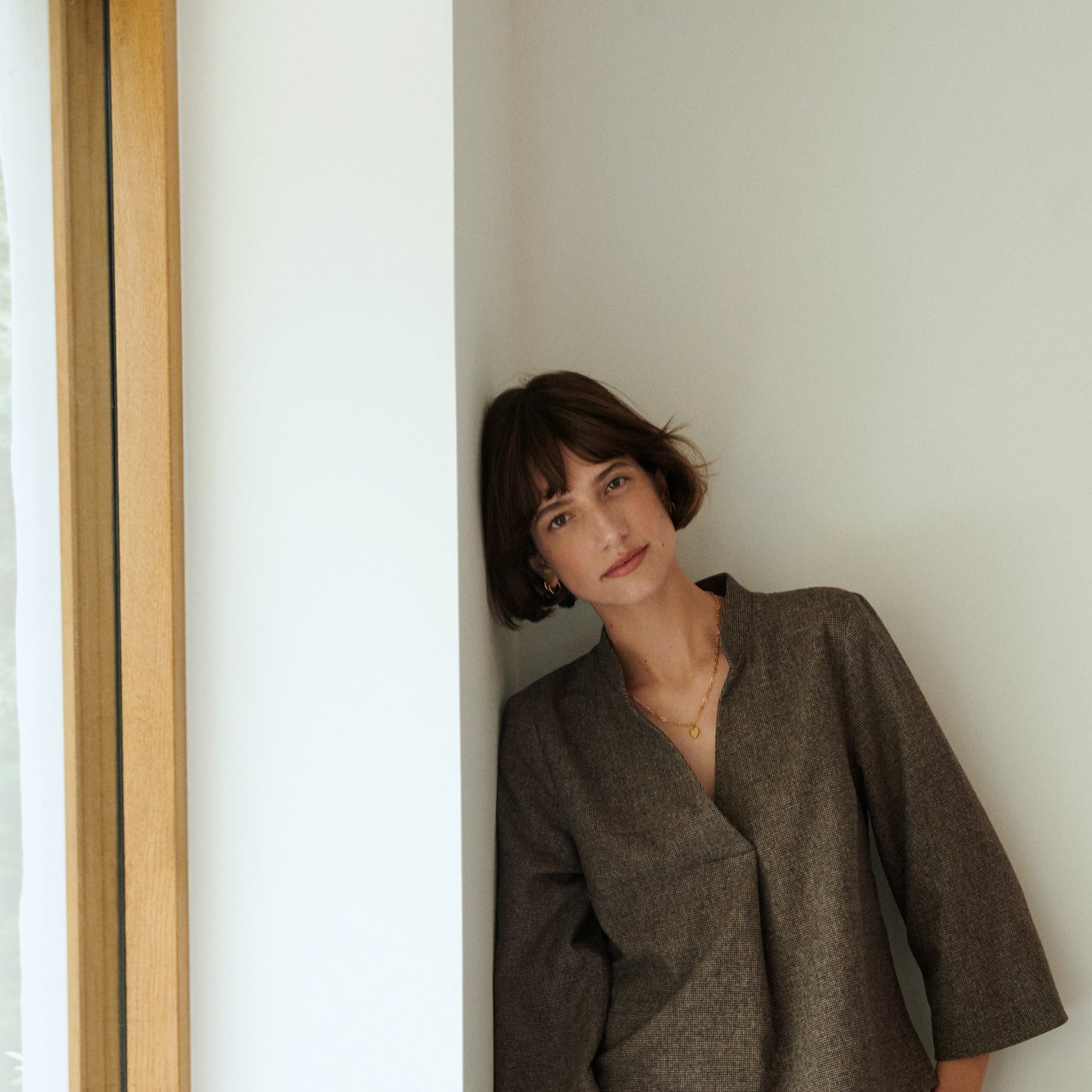 Pernille Corydon Creolen Spirit Huggies, versilbert