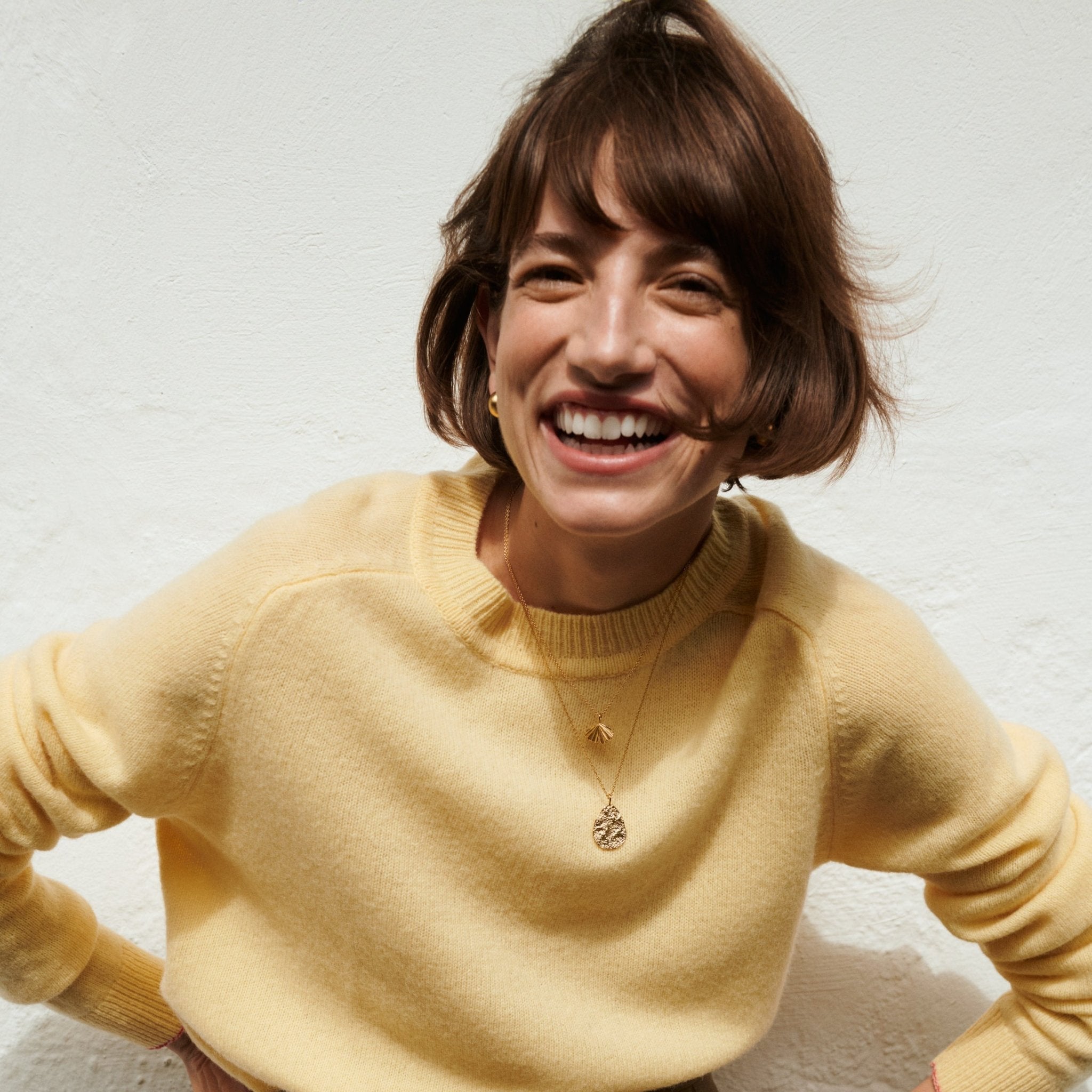 Pernille Corydon Kette Autumn Leaf, Silber