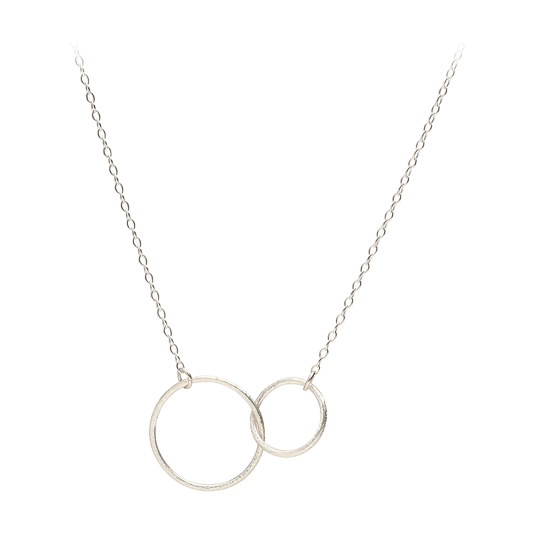 Pernille Corydon Kette Double Plain, Silber