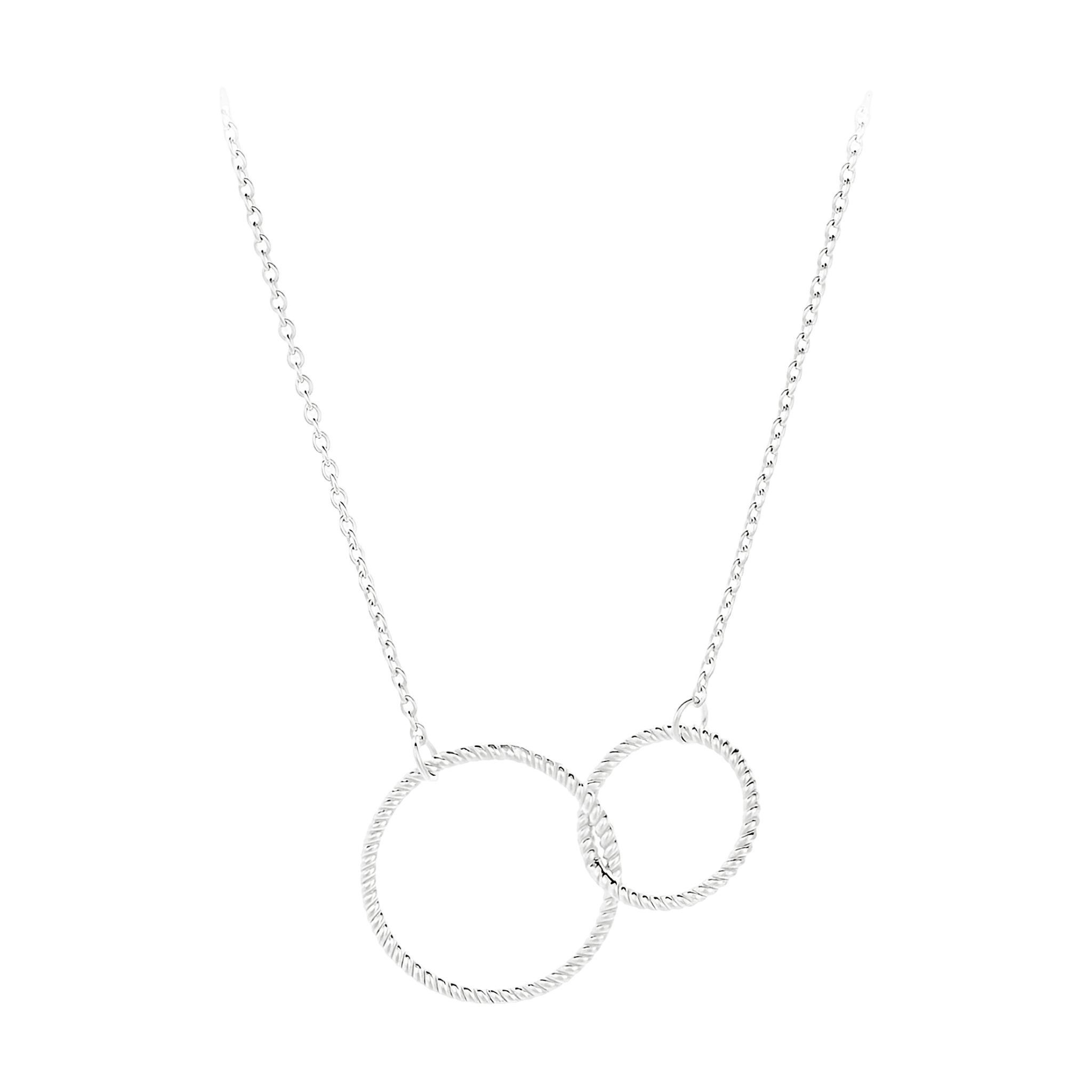 Pernille Corydon Kette Double Twisted, Silber