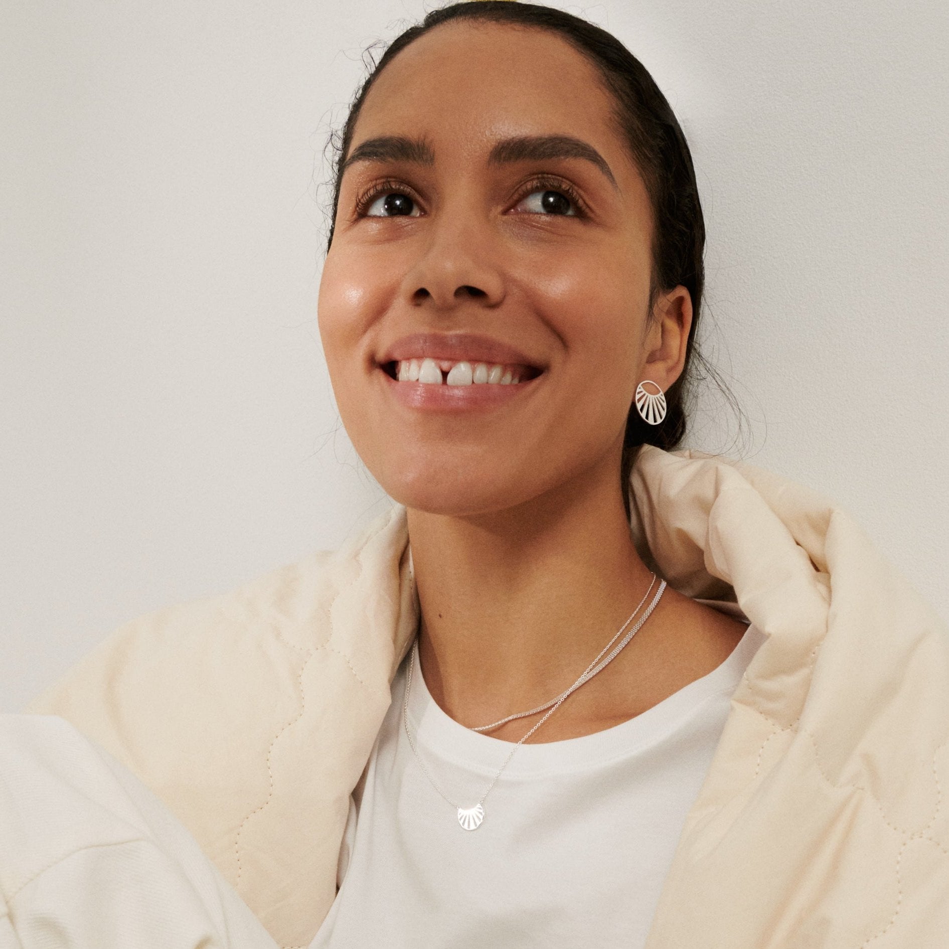 Pernille Corydon Kette Misty Light, vergoldet