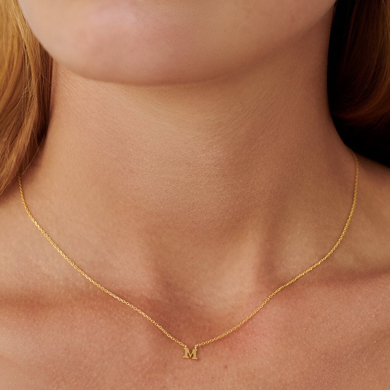 Pernille Corydon Kette Note, vergoldet