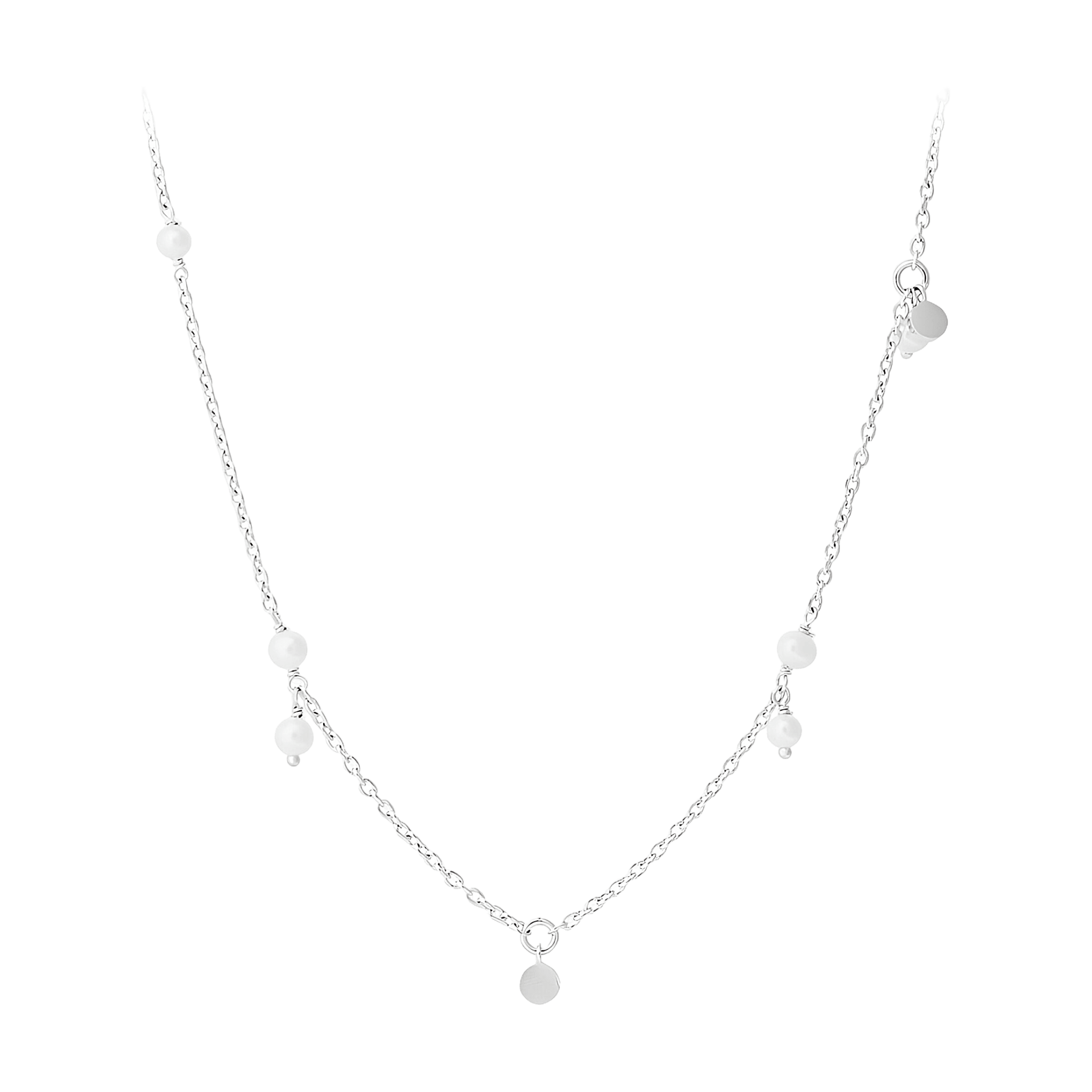 Pernille Corydon Kette Ocean Pearl, Silber