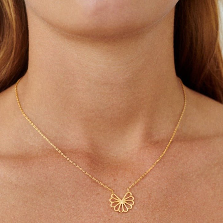 Pernille Corydon Kette Small Bellis, vergoldet