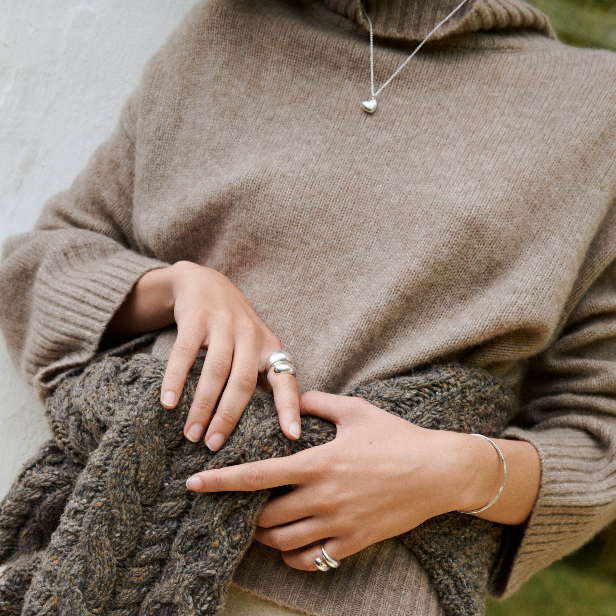 Pernille Corydon Kette Sweetheart, versilbert