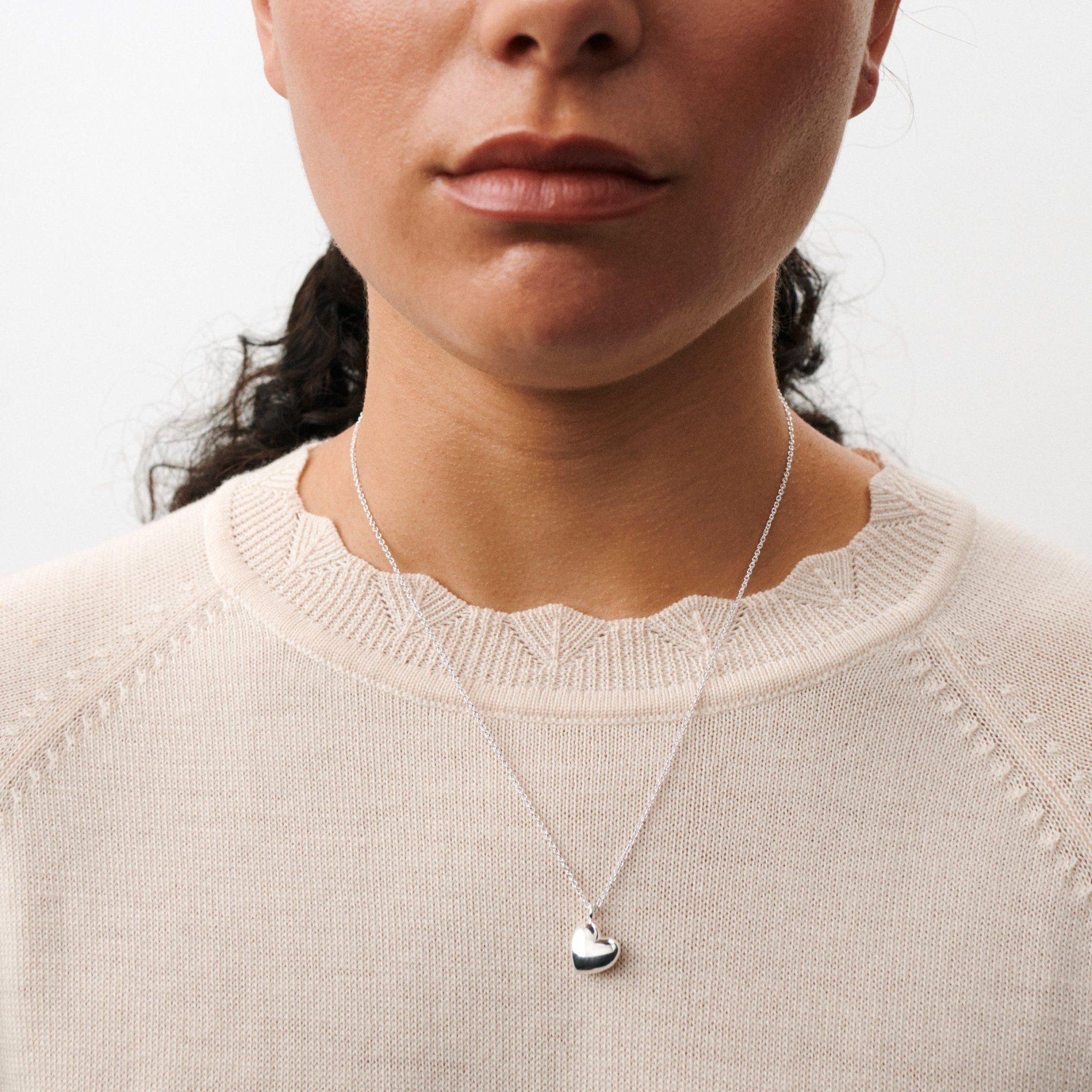 Pernille Corydon Kette Sweetheart, versilbert