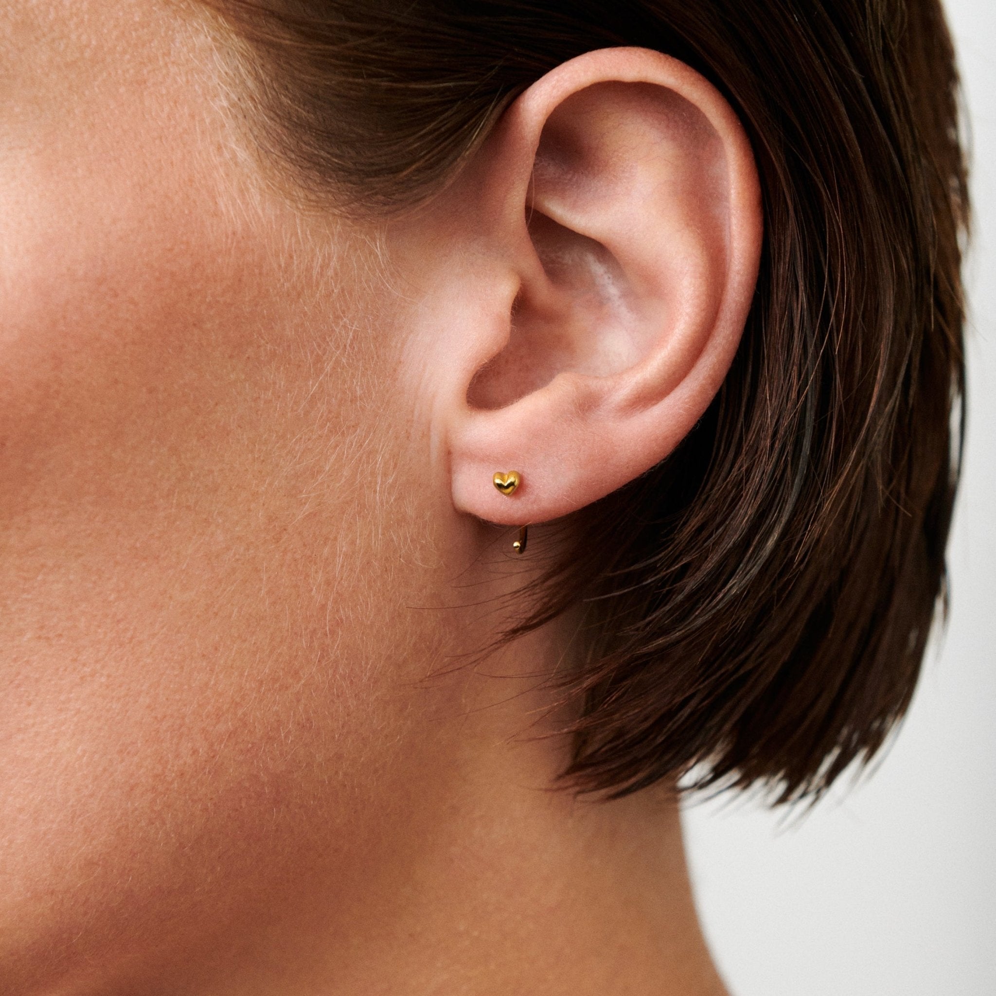 Pernille Corydon Ohrringe Adore Creoles, vergoldet