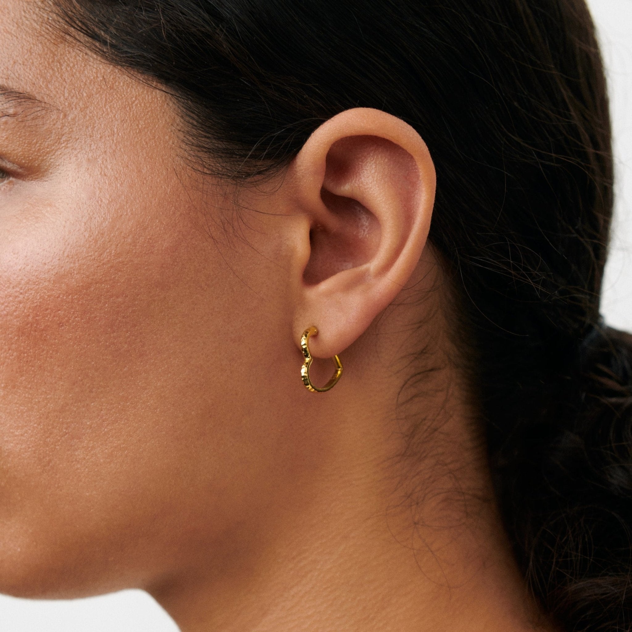 Pernille Corydon Ohrringe Affection Hoops, vergoldet