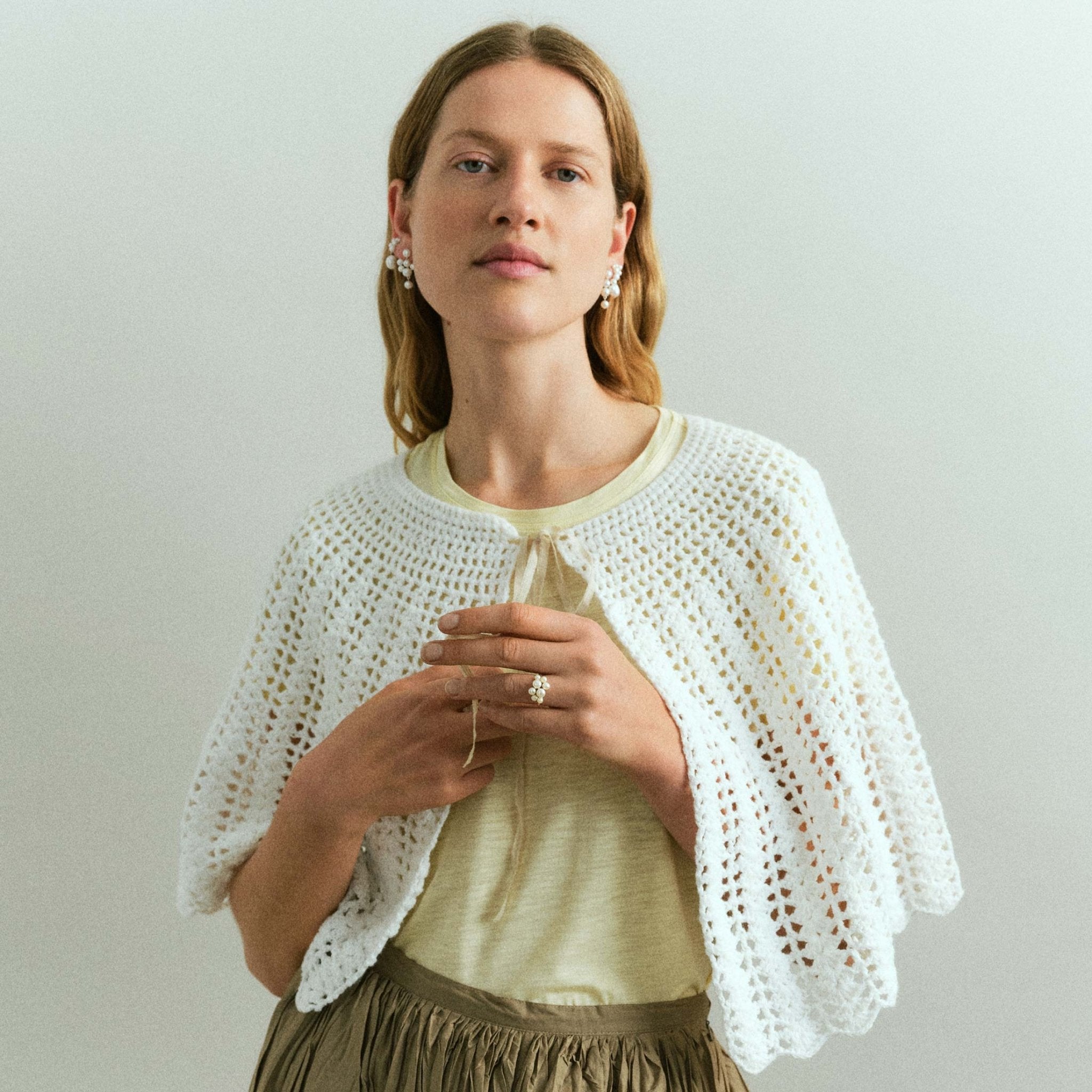 Pernille Corydon Ohrringe Blossom, vergoldet