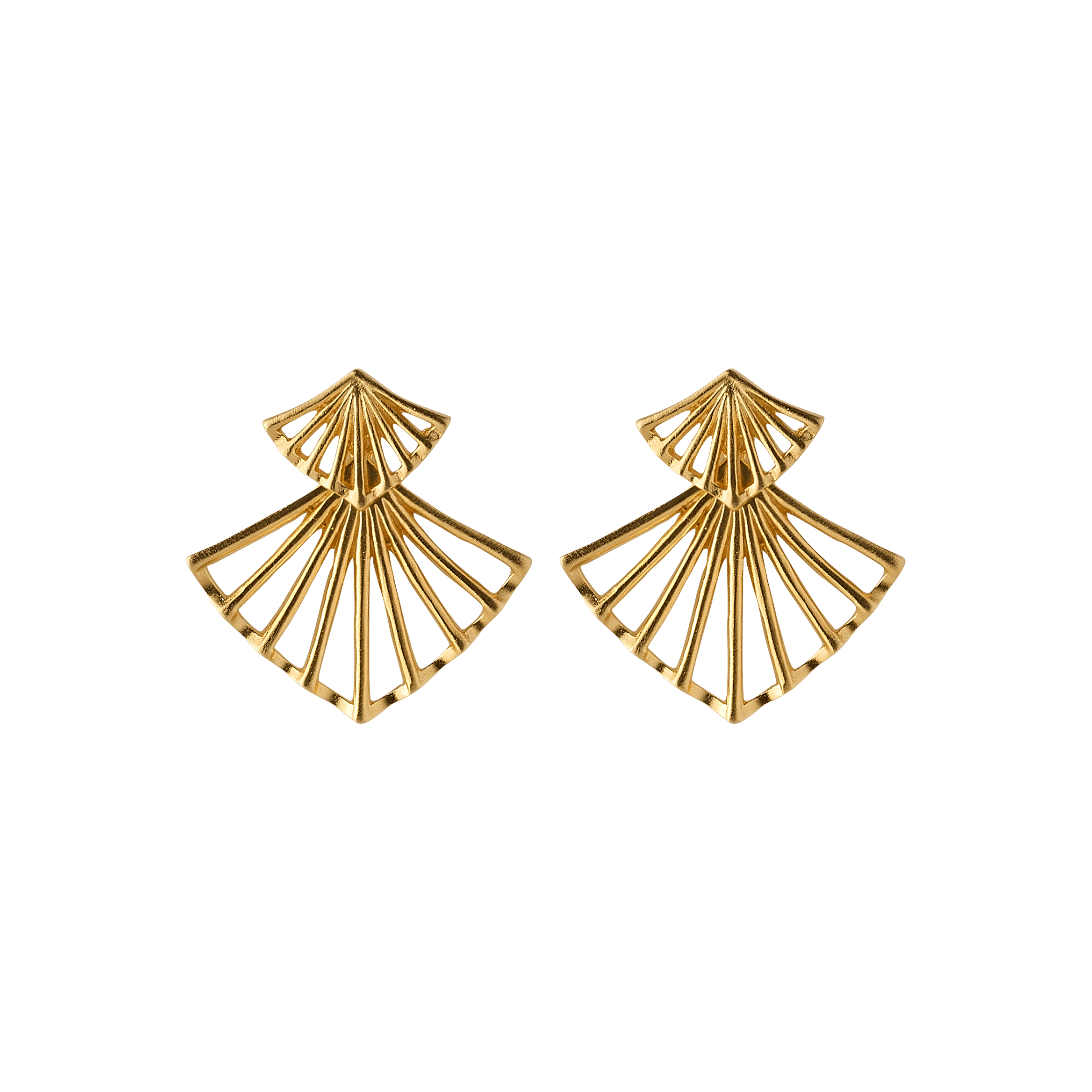 Pernille Corydon Ohrringe Dancing Ballerina, vergoldet