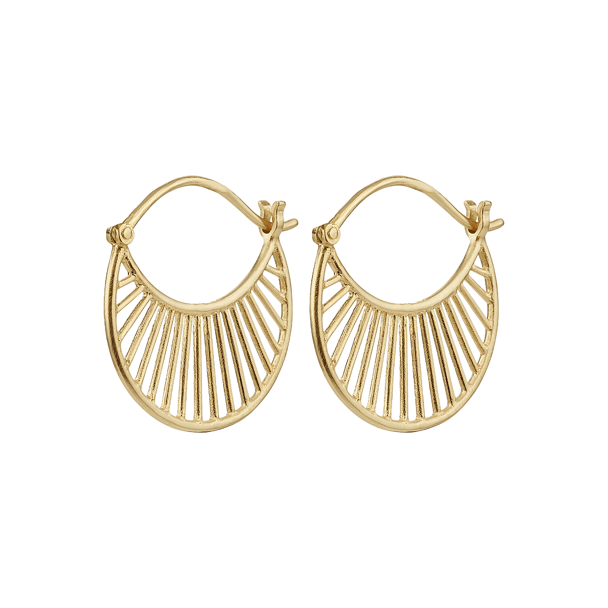 Pernille Corydon Ohrringe Daylight, vergoldet