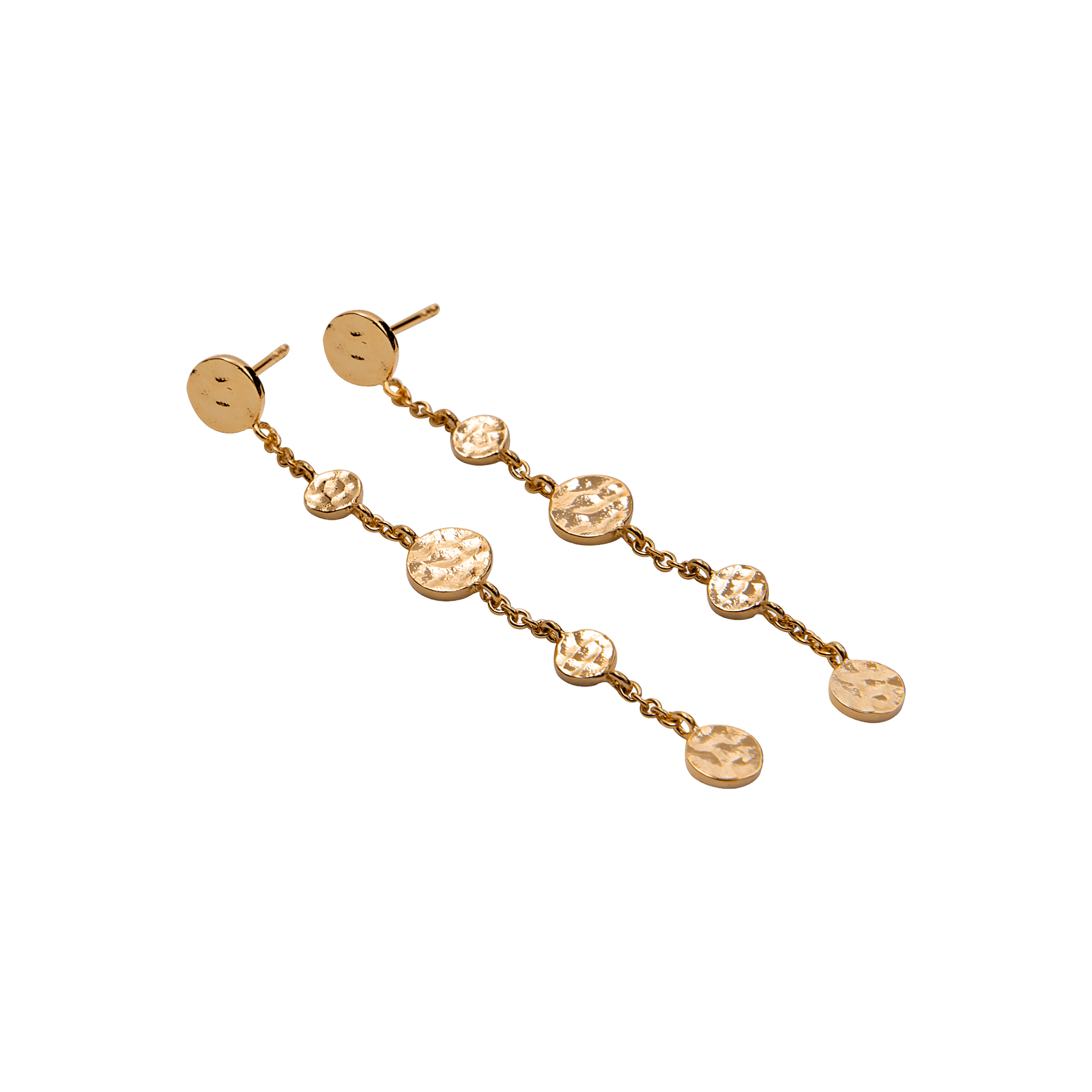 Pernille Corydon Ohrringe Dot, vergoldet