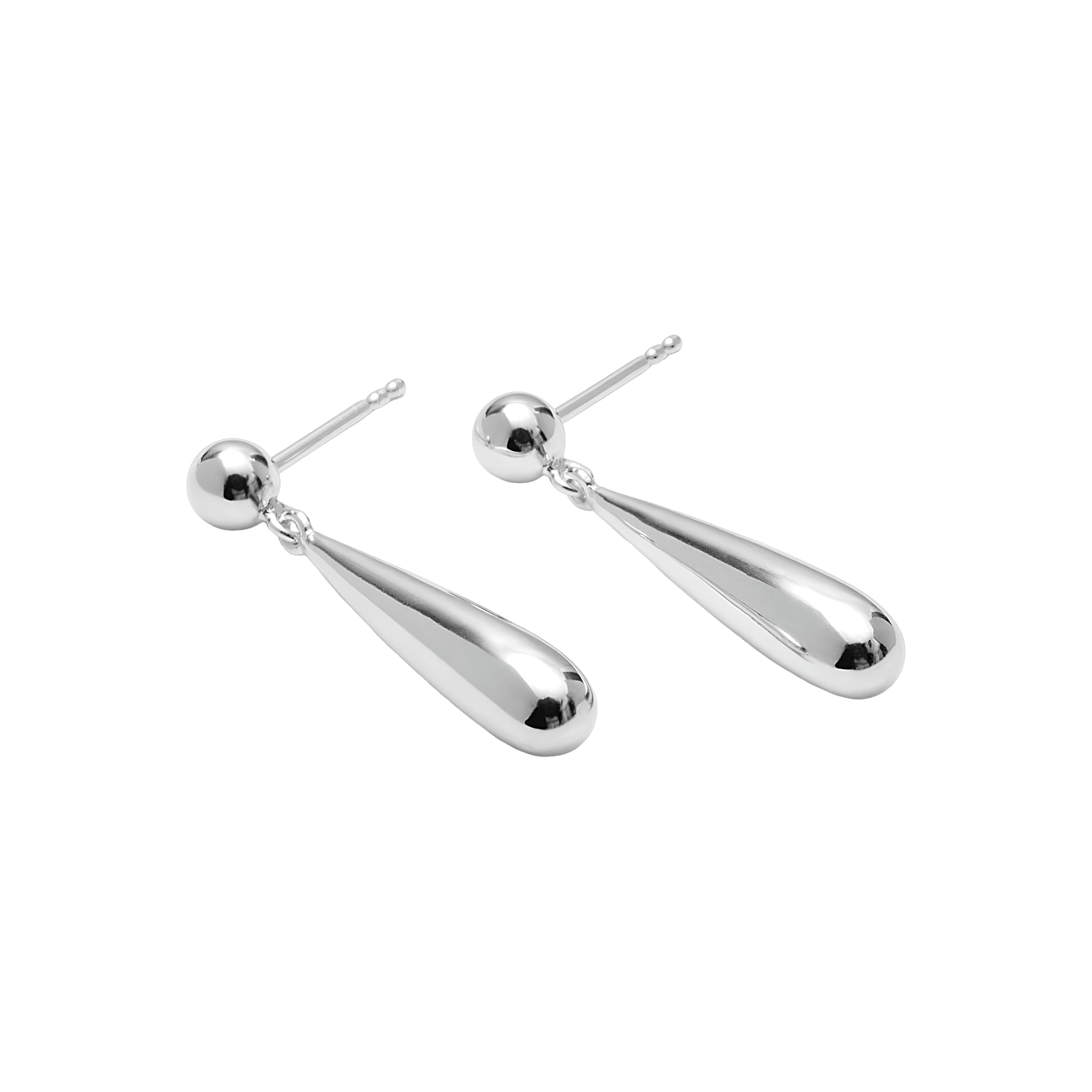 Pernille Corydon Ohrringe Endless Elements, versilbert