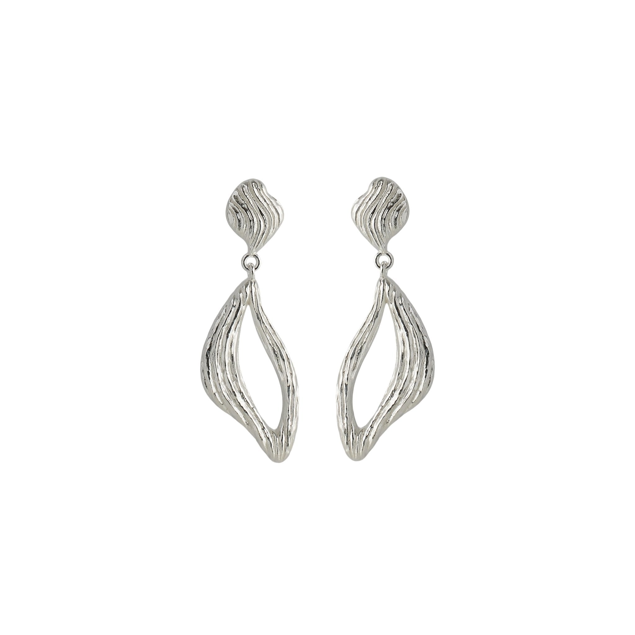 Pernille Corydon Ohrringe Flowing Dreams, Silber