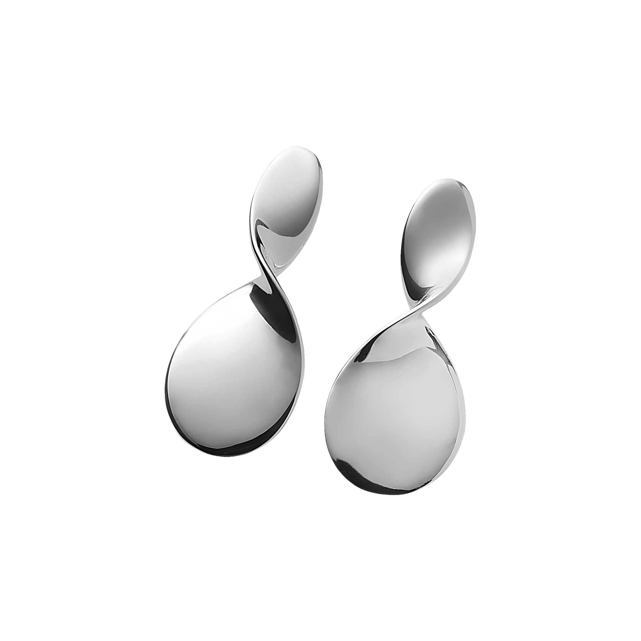 Pernille Corydon Ohrringe La Pausa, versilbert