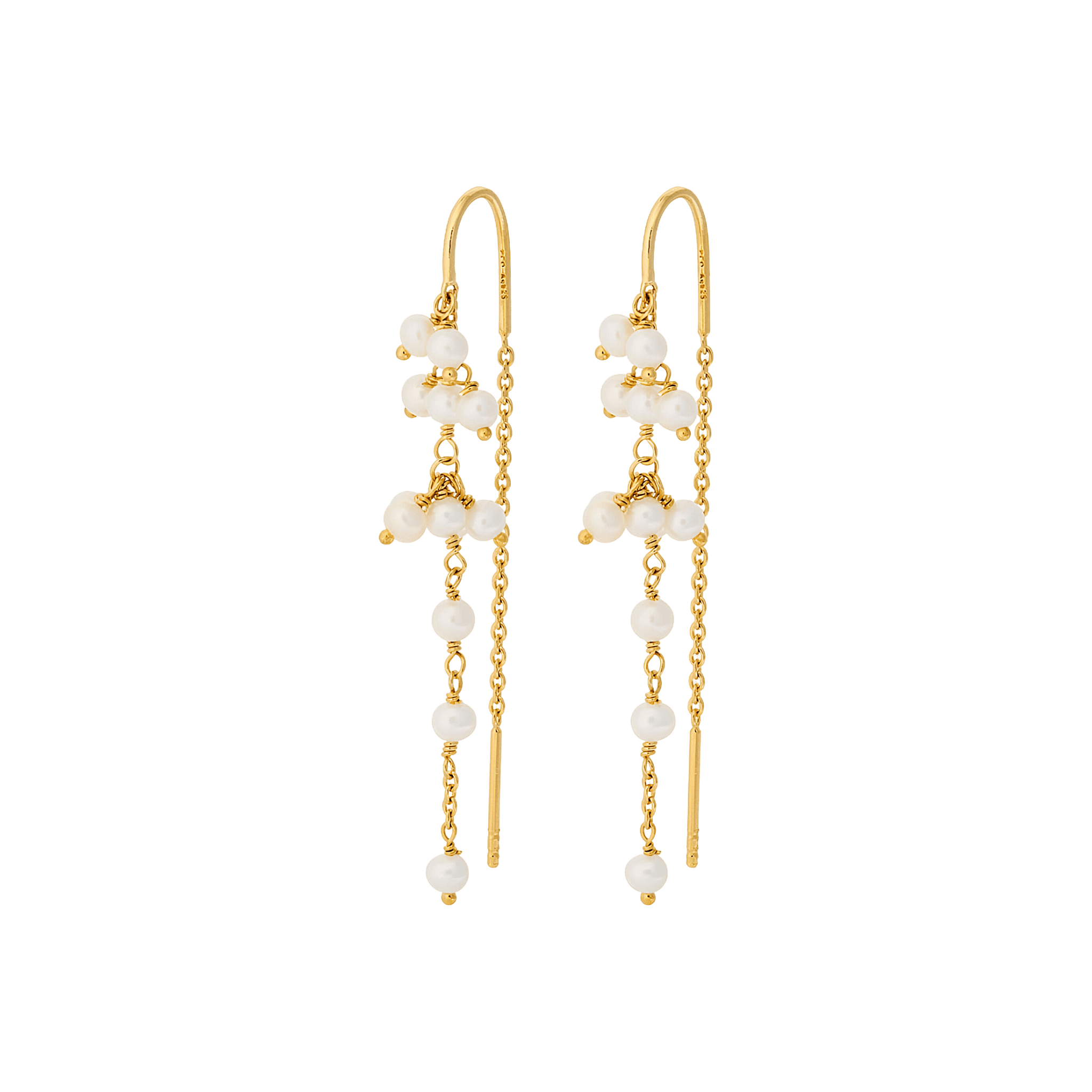 Pernille Corydon Ohrringe Ocean Treasure, vergoldet