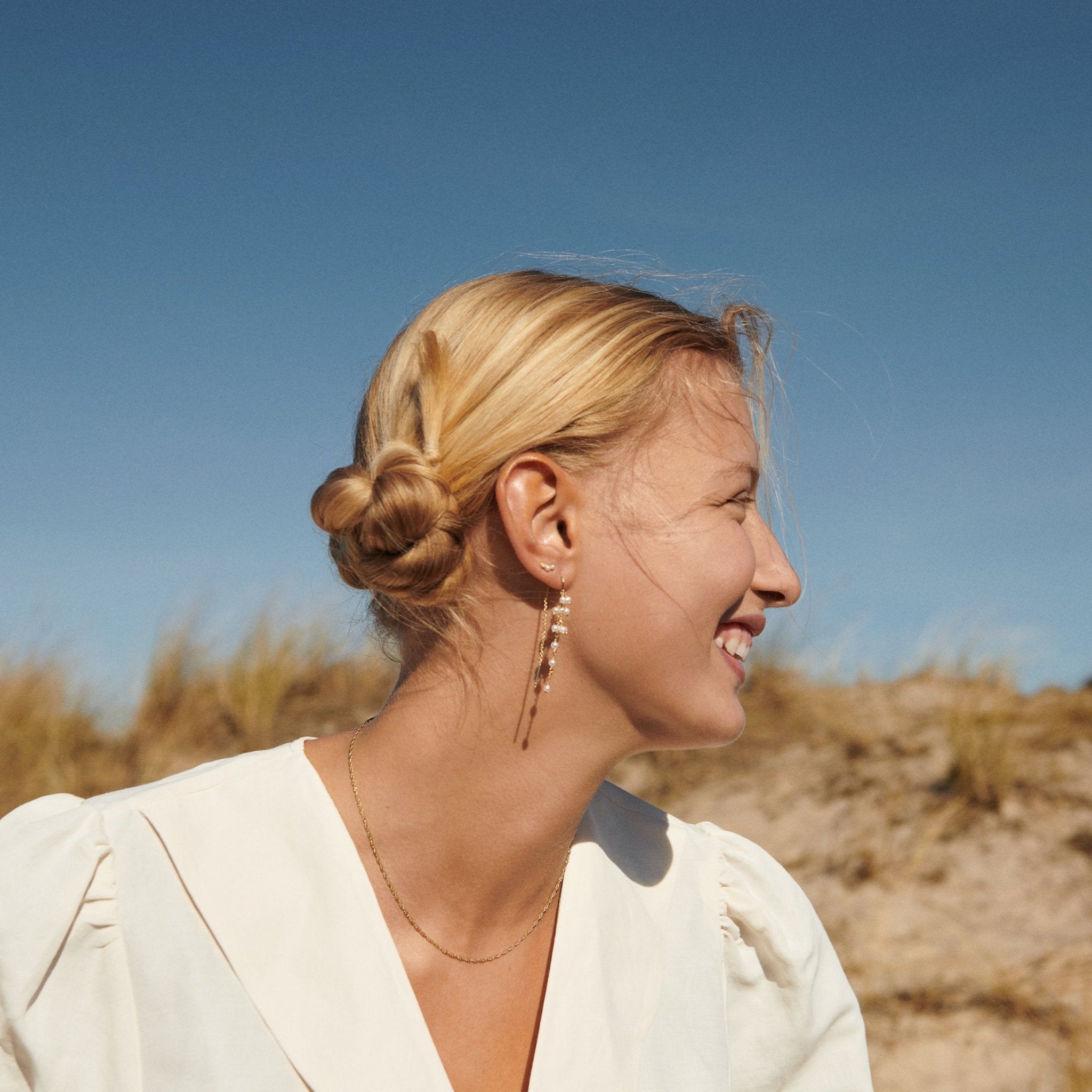 Pernille Corydon Ohrringe Ocean Treasure, vergoldet