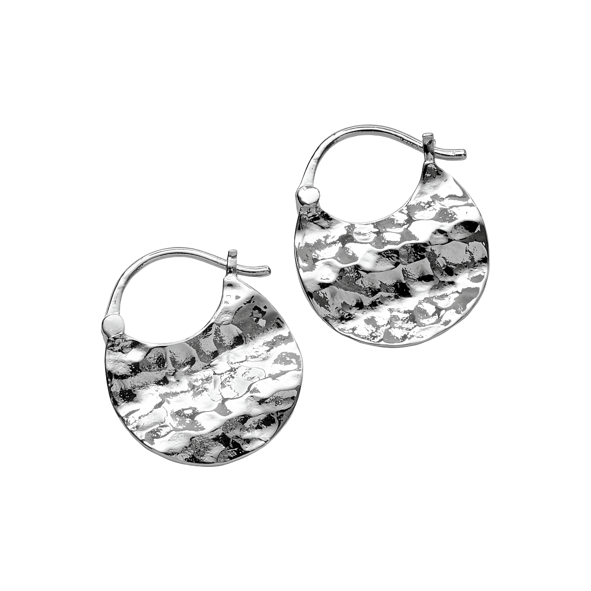 Pernille Corydon Ohrringe Small Halo, versilbert