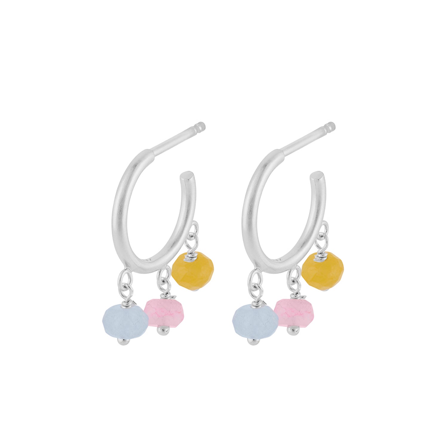 Pernille Corydon Ohrringe Sunset Hoops, Silber