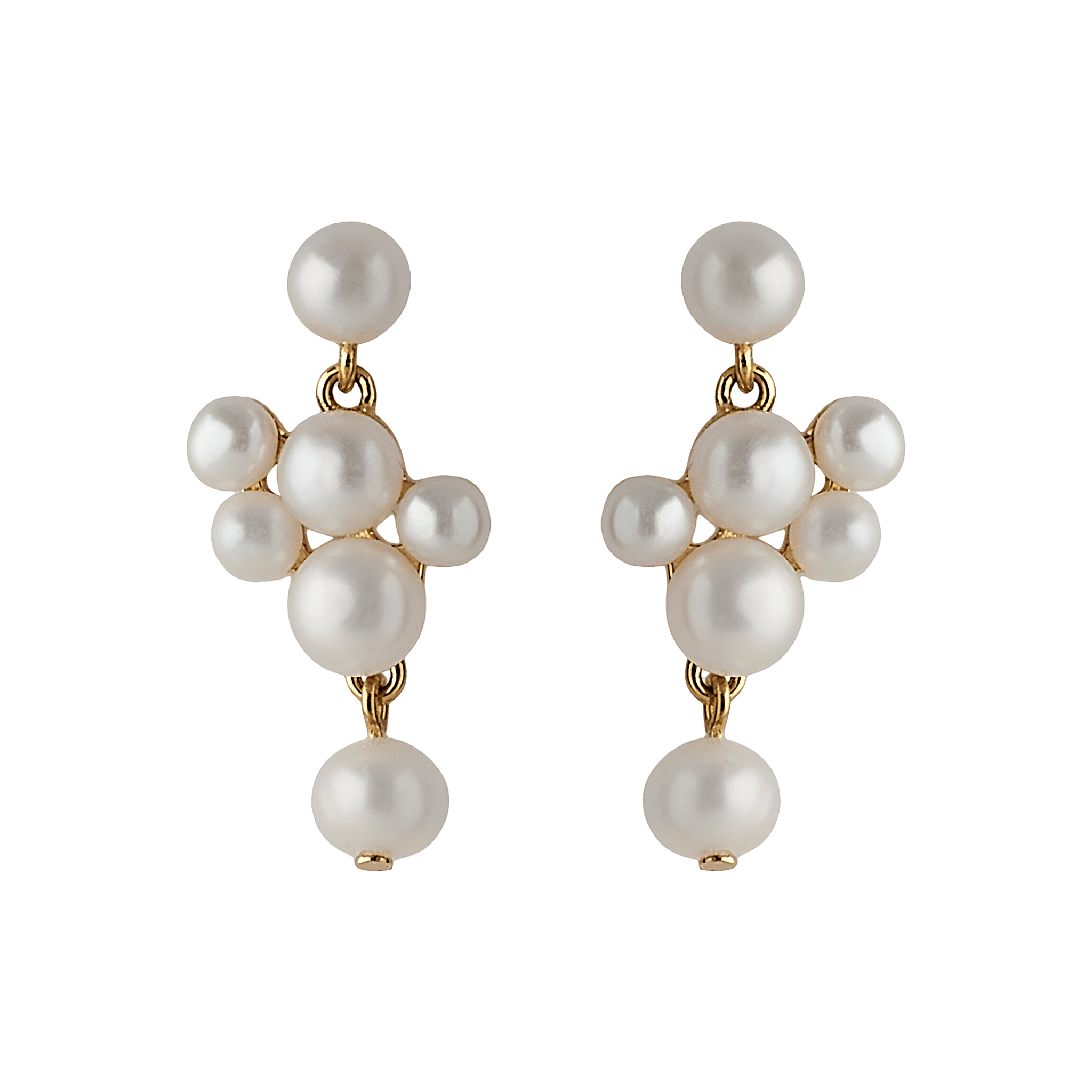 Pernille Corydon Ohrringe Treasure, vergoldet