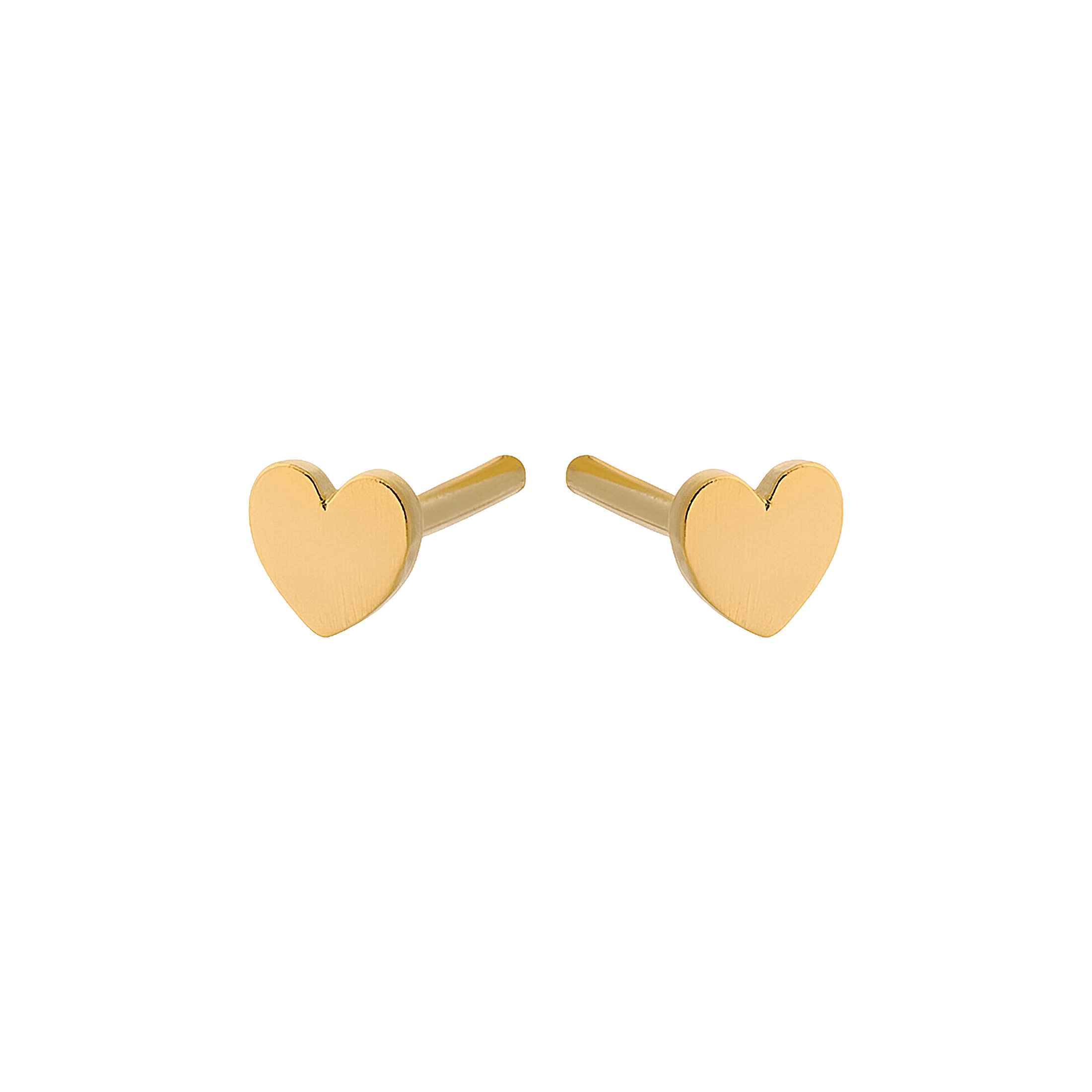 Pernille Corydon Ohrstecker Mini Heart, vergoldet