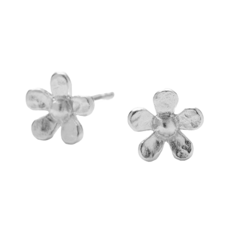 Pernille Corydon Ohrstecker Mini Wild Poppy, Silber