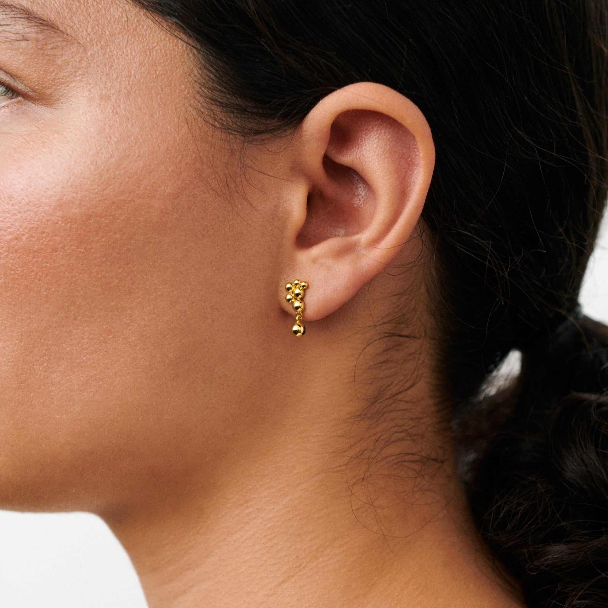 Pernille Corydon Ohrstecker Pebble, Silber