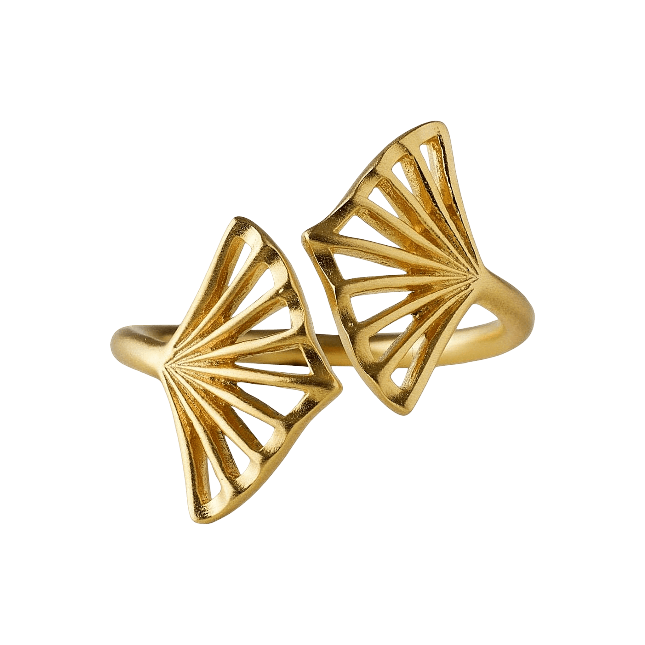 Pernille Corydon Ring Ballerina, vergoldet