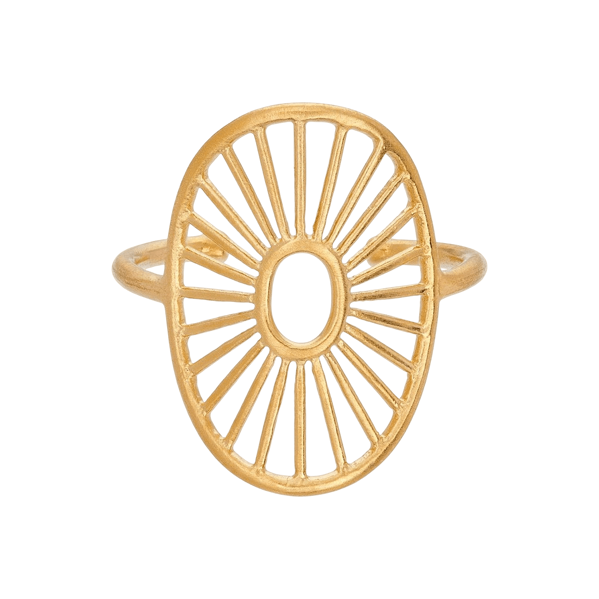 Pernille Corydon Ring Daylight, vergoldet