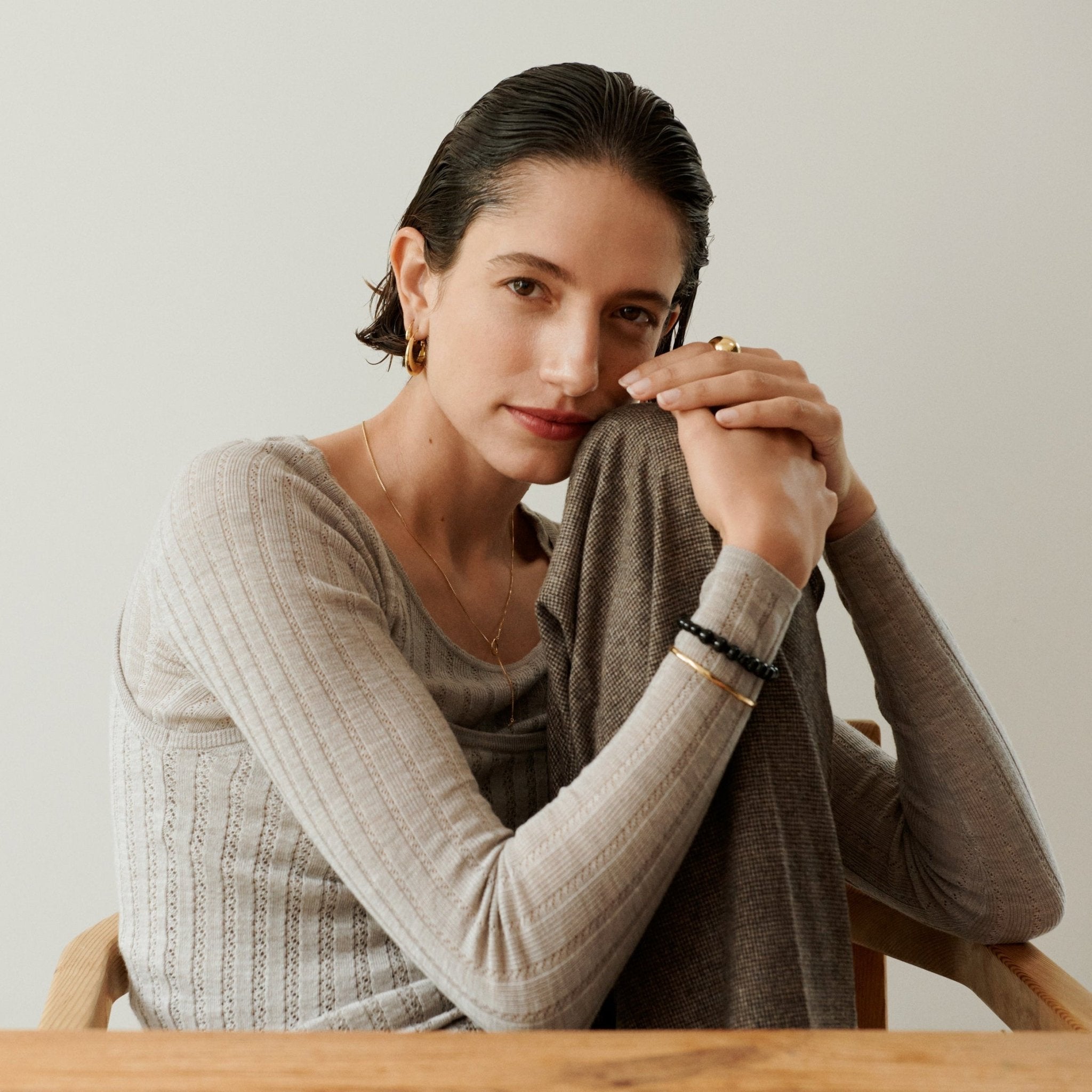 Pernille Corydon Ring Faith, vergoldet