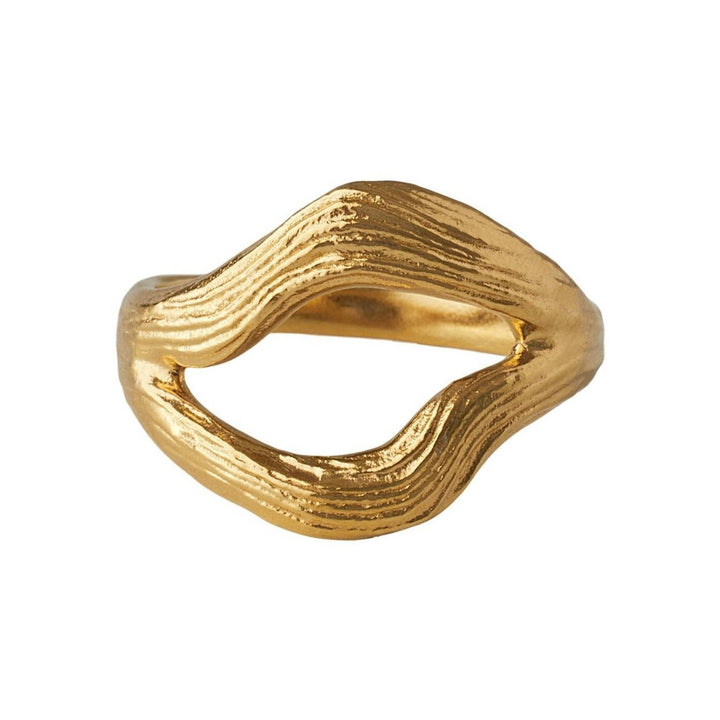 Pernille Corydon Ring Flowing Dreams, vergoldet