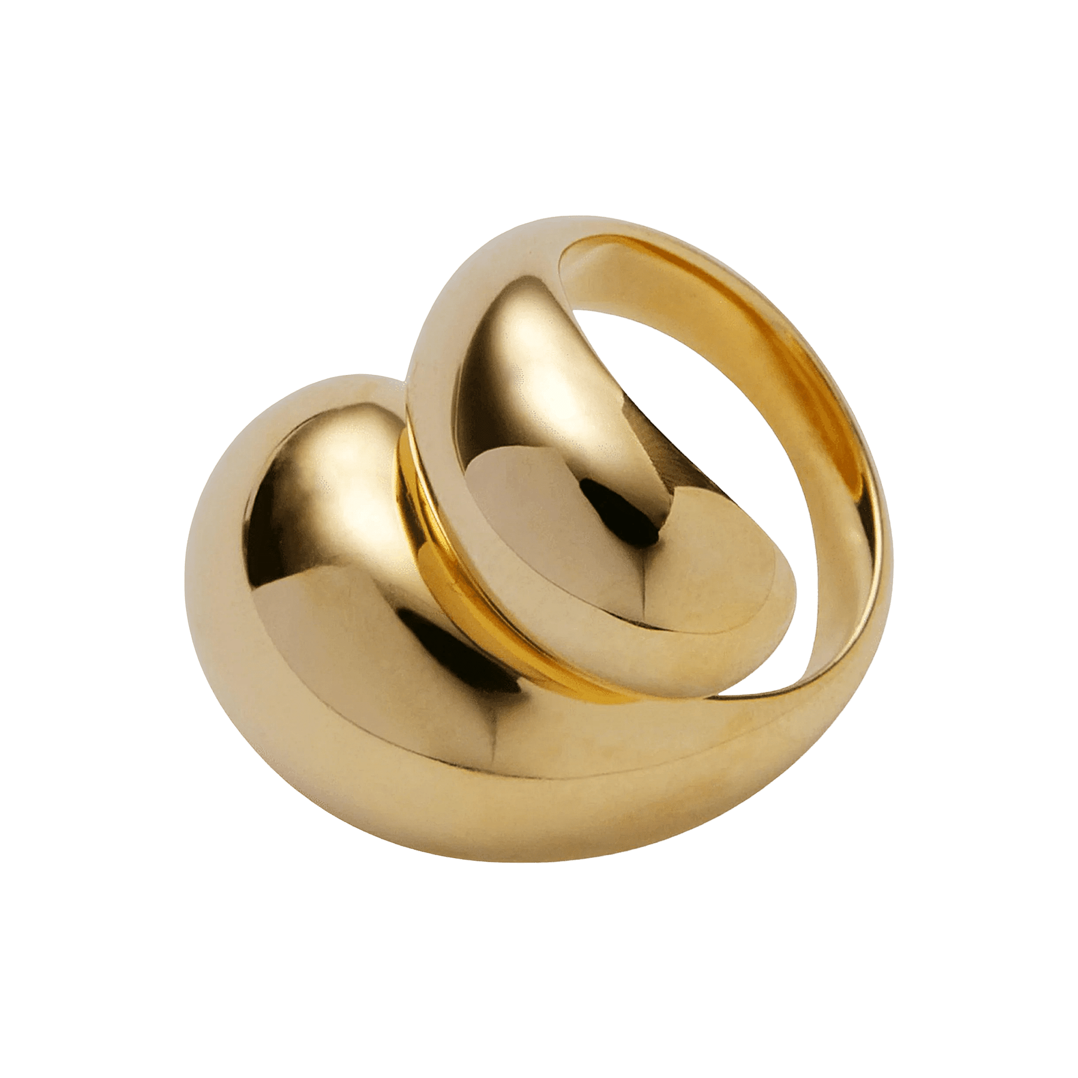 Pernille Corydon Ring La Pausa, vergoldet