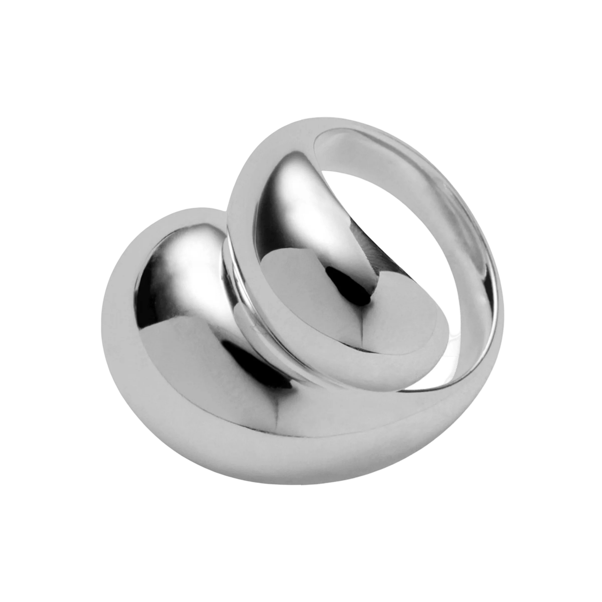 Pernille Corydon Ring La Pausa, versilbert